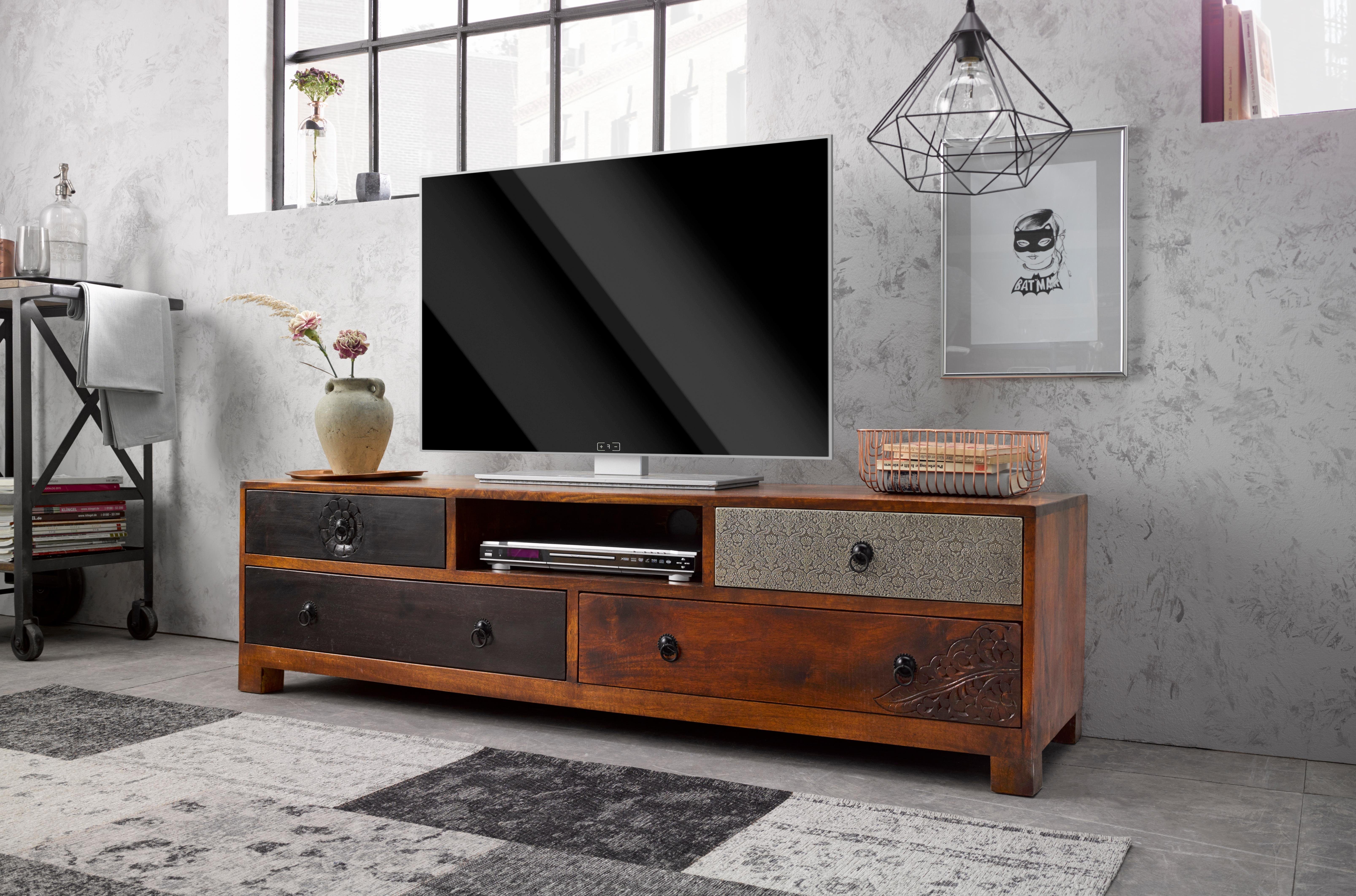 Home affaire Tv-meubel Mahar Commode met metalen fronten, breedte 150 cm