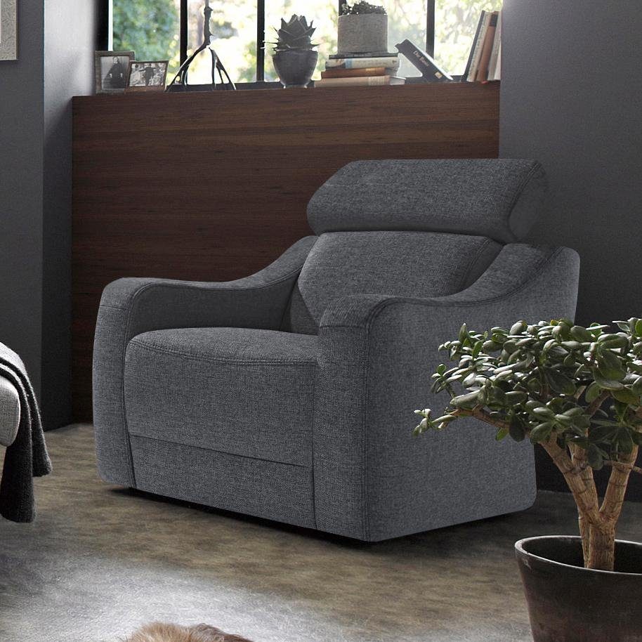 exxpo sofa fashion Fauteuil inclusief hoofd- resp. verstelbare rugleuning