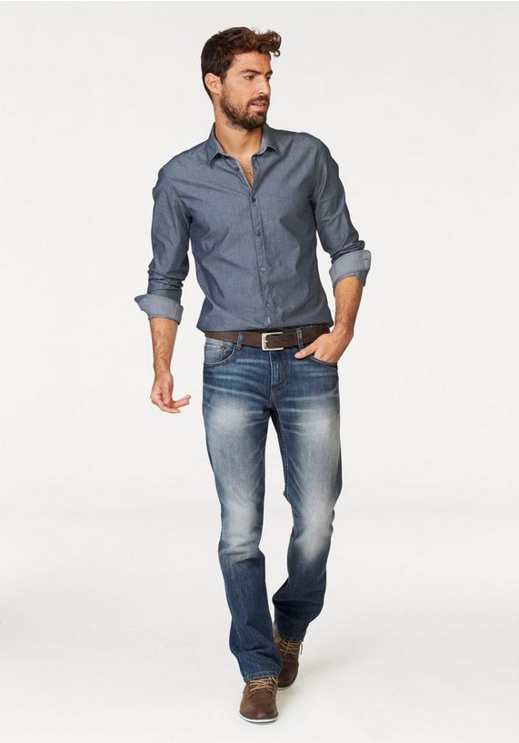TOM TAILOR overhemd met lange mouwen TOM TAILOR overhemd met lange mouwen