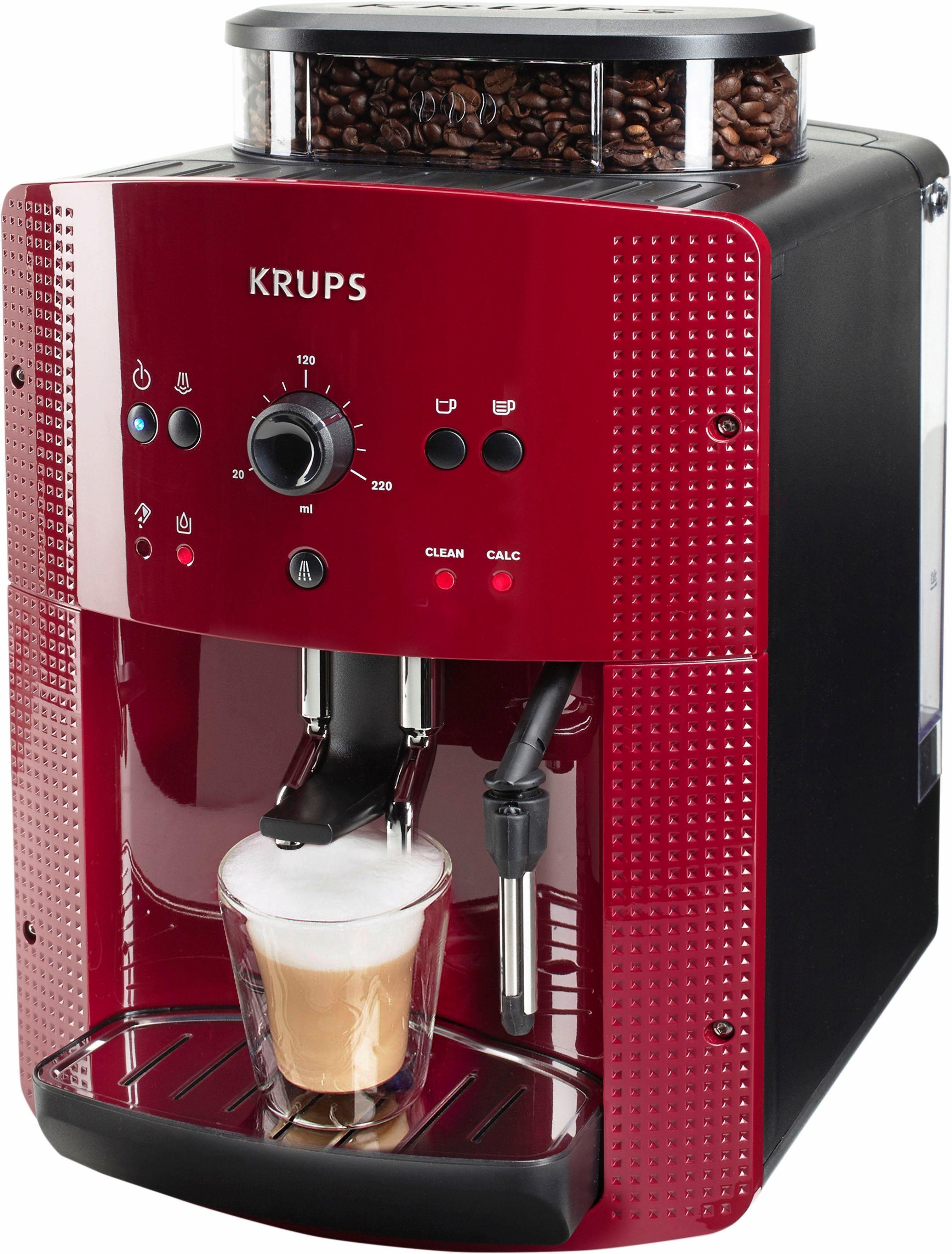 Mew Mew Proberen Flipper Krups Volautomatisch koffiezetapparaat EA8107 Arabica, 2-kopjesfunctie,  handmatige stoomtuit, 2 voorgeprogrammeerde koffiesterkten snel online  gekocht | OTTO