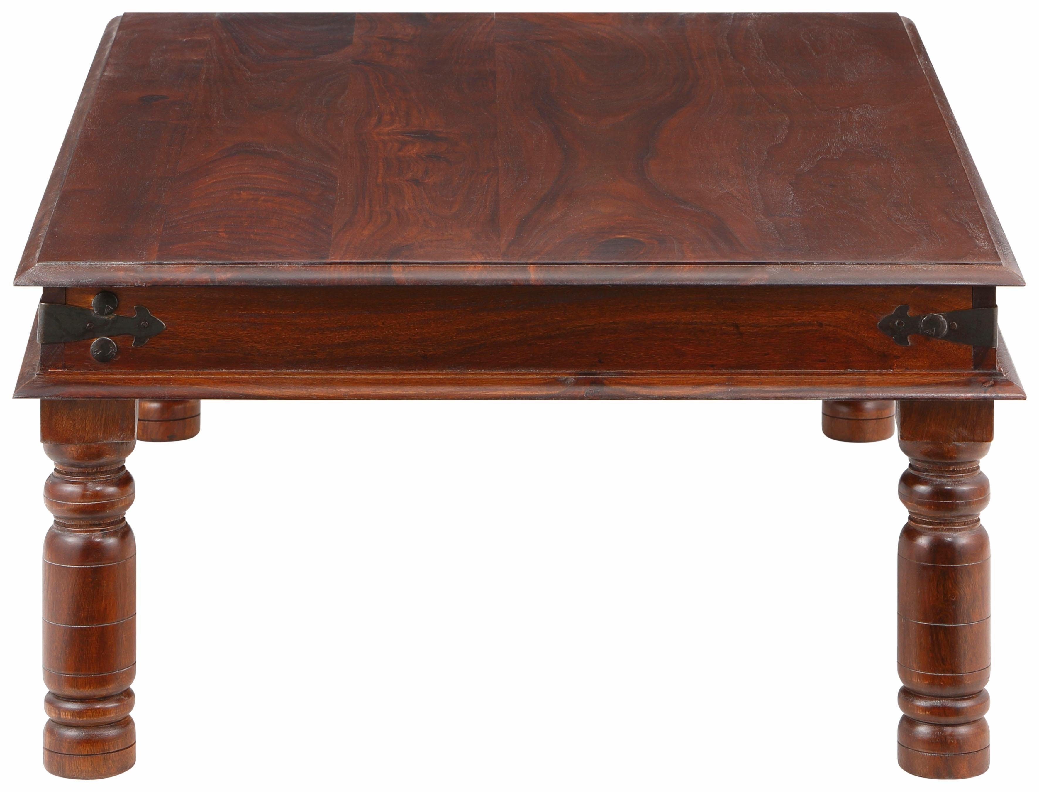 Home affaire Salontafel Jaya poten met decoratief freeswerk