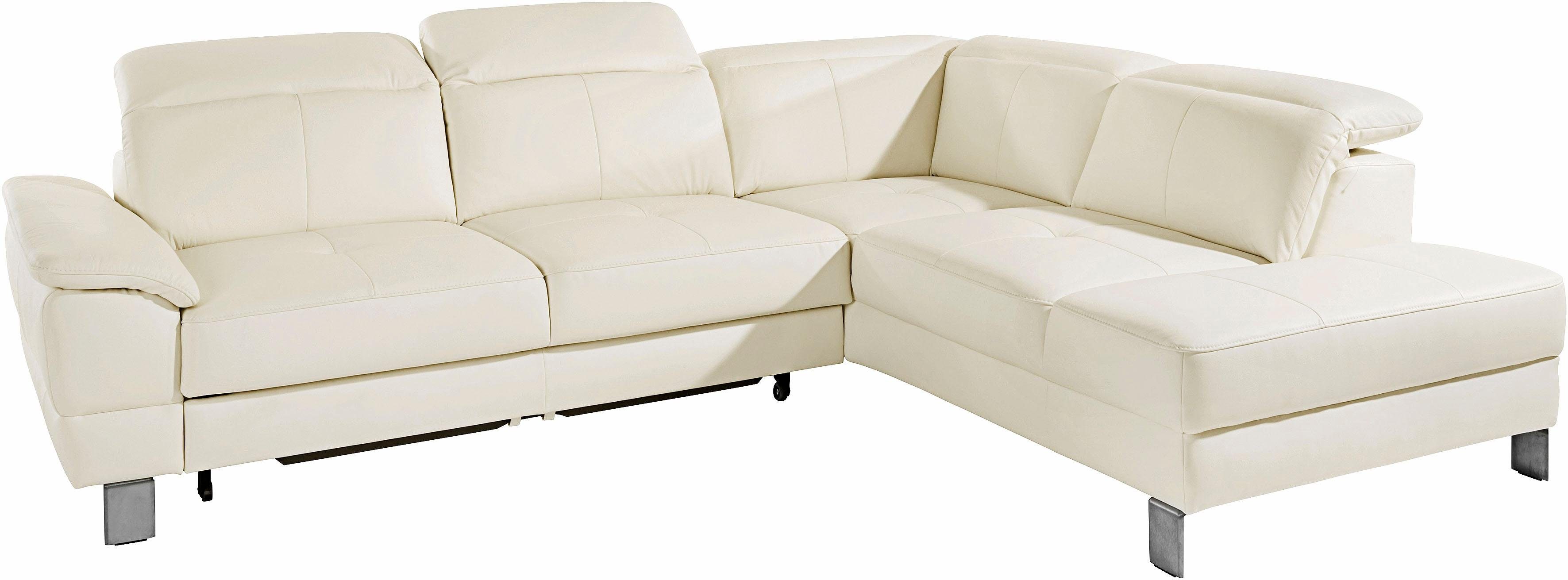 exxpo - sofa fashion Hoekbank Mantua, L-vorm met hoofd- of rugverstelling, bedfunctie en bedlade