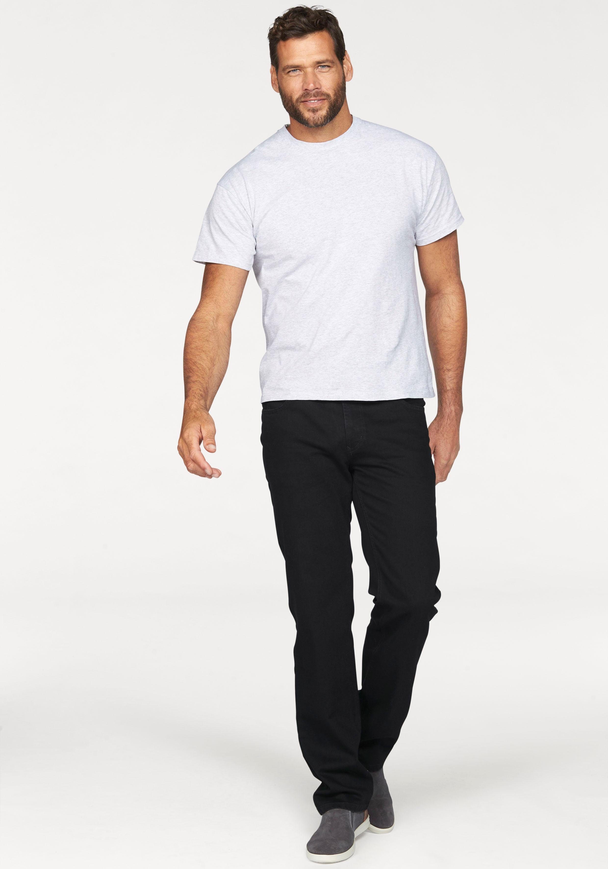 Fruit of the Loom T-shirt Zes stuks in verschillende kleurcombinaties (6-delig, Set van 6)