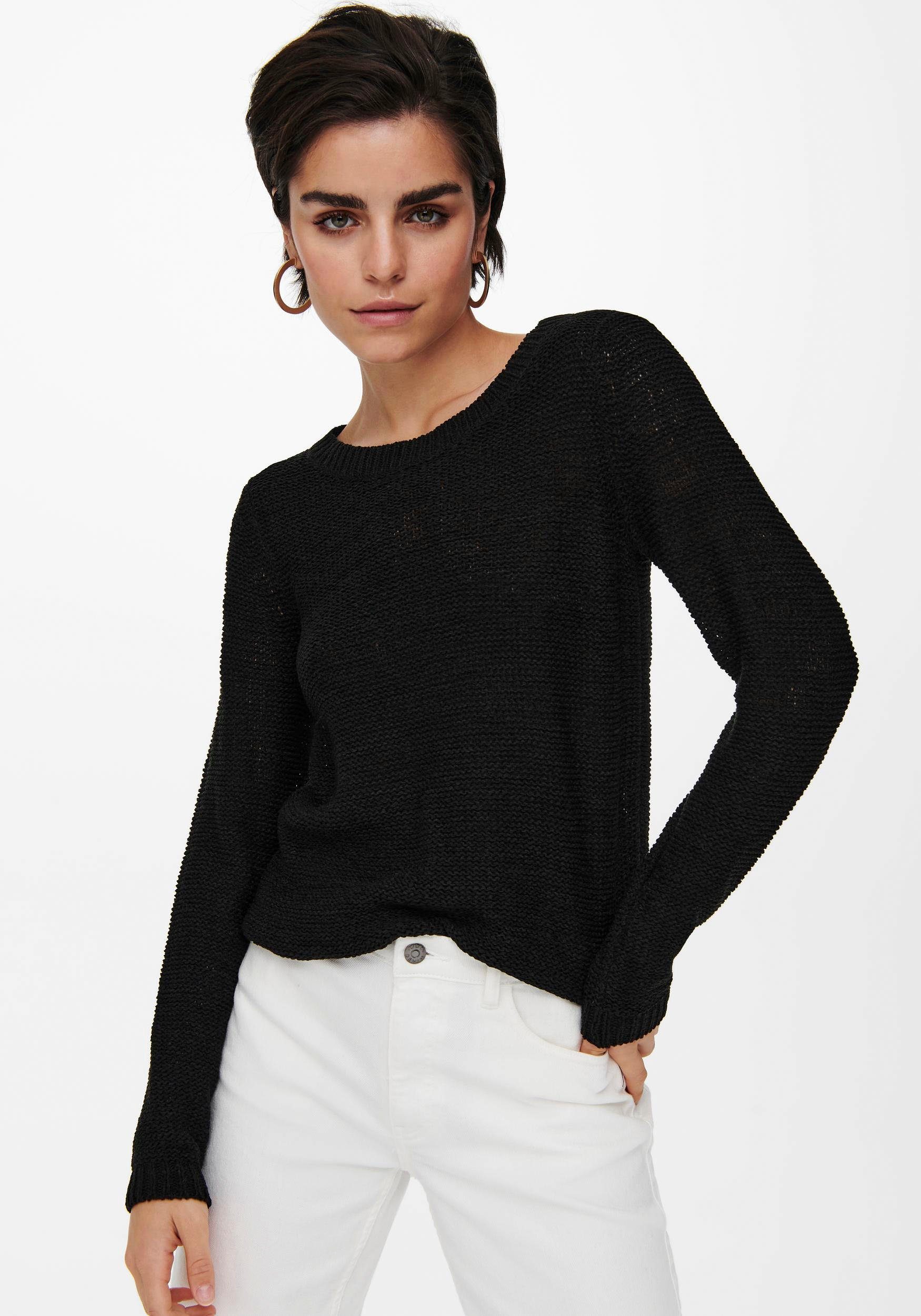 Only Gebreide trui ONLGEENA XO L/S PULLOVER KNT NOOS