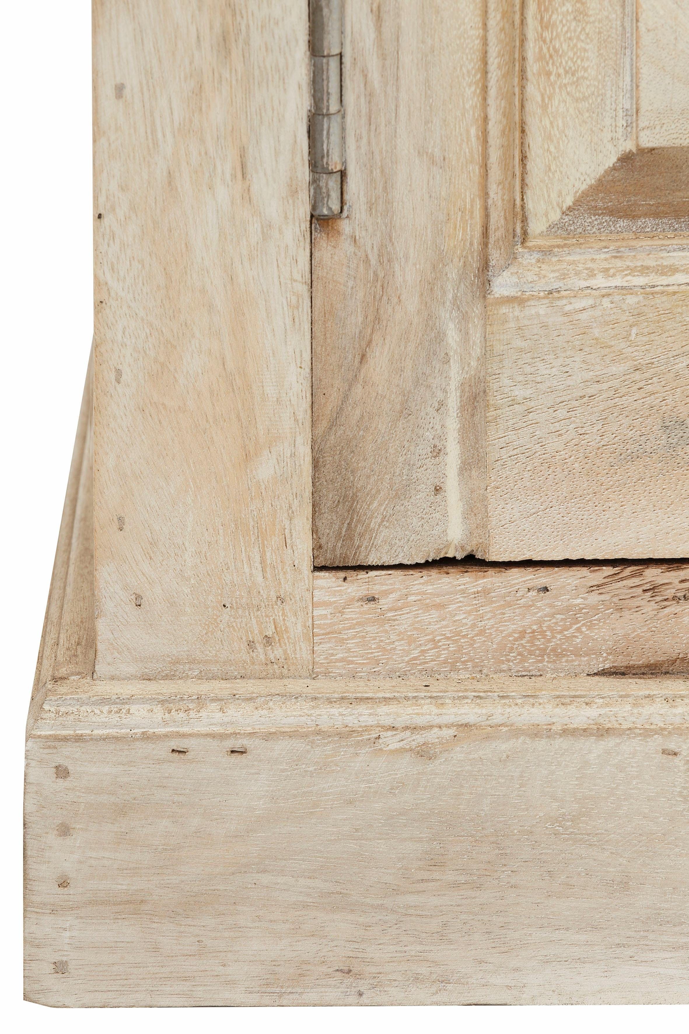 Home affaire Kledingkast Devdan met decoratief freeswerk boven, breedte 100 cm, veel bergruimte
