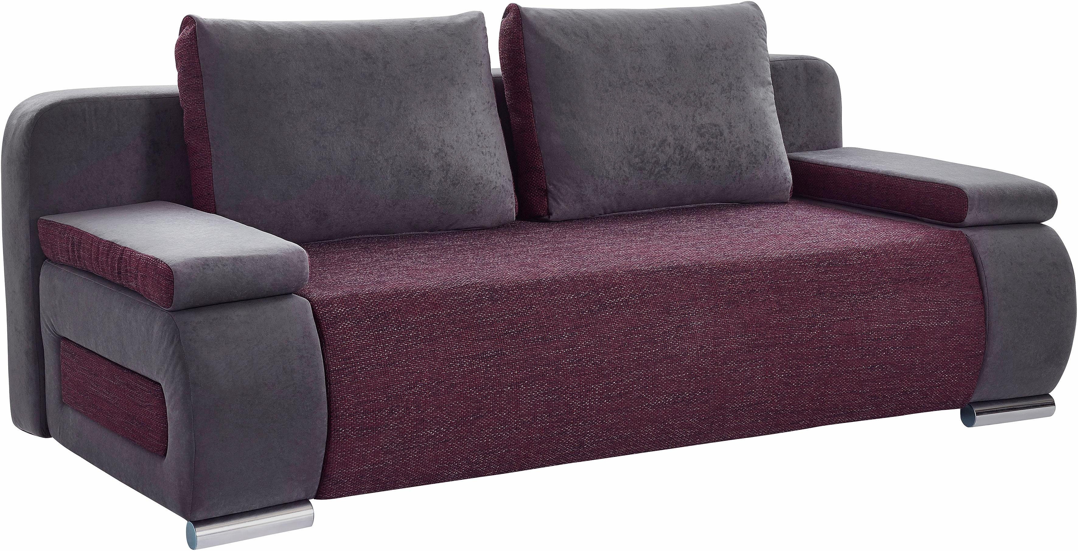 COLLECTION AB Slaapbank Moritz met slaapbank functie en bedbox, comfortabele binnenvering