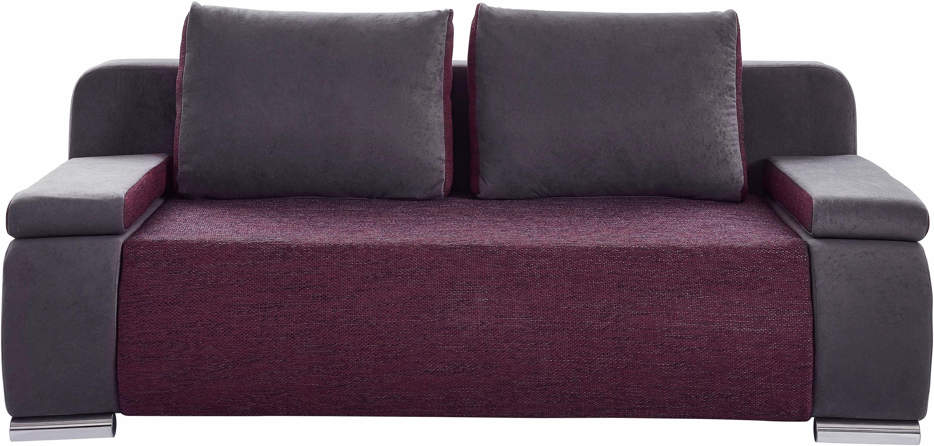 COLLECTION AB Slaapbank Moritz met slaapbank functie en bedbox, comfortabele binnenvering