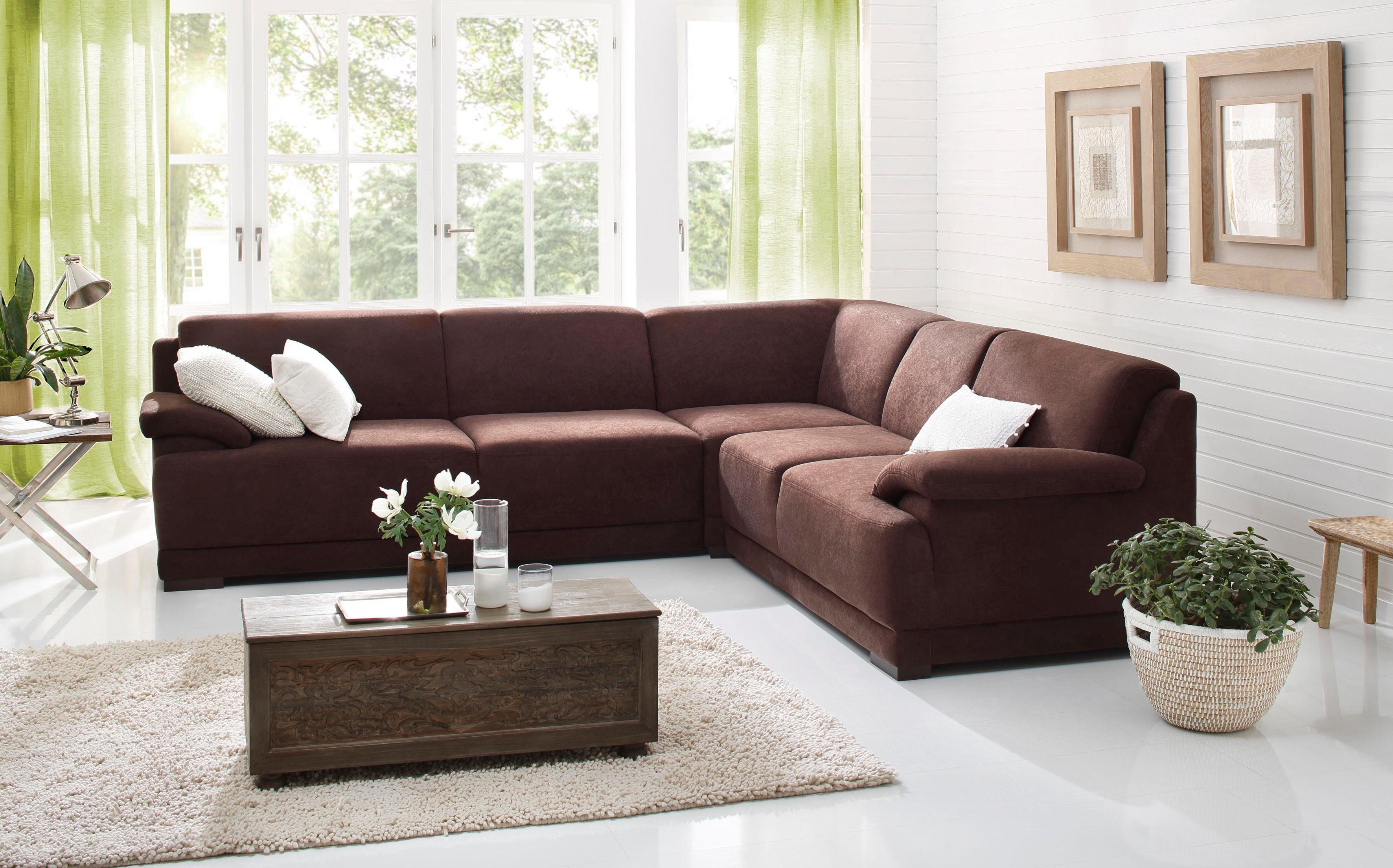 Home affaire Hoekbank Telos L-vorm met boxspringvering en in 3 kwaliteiten