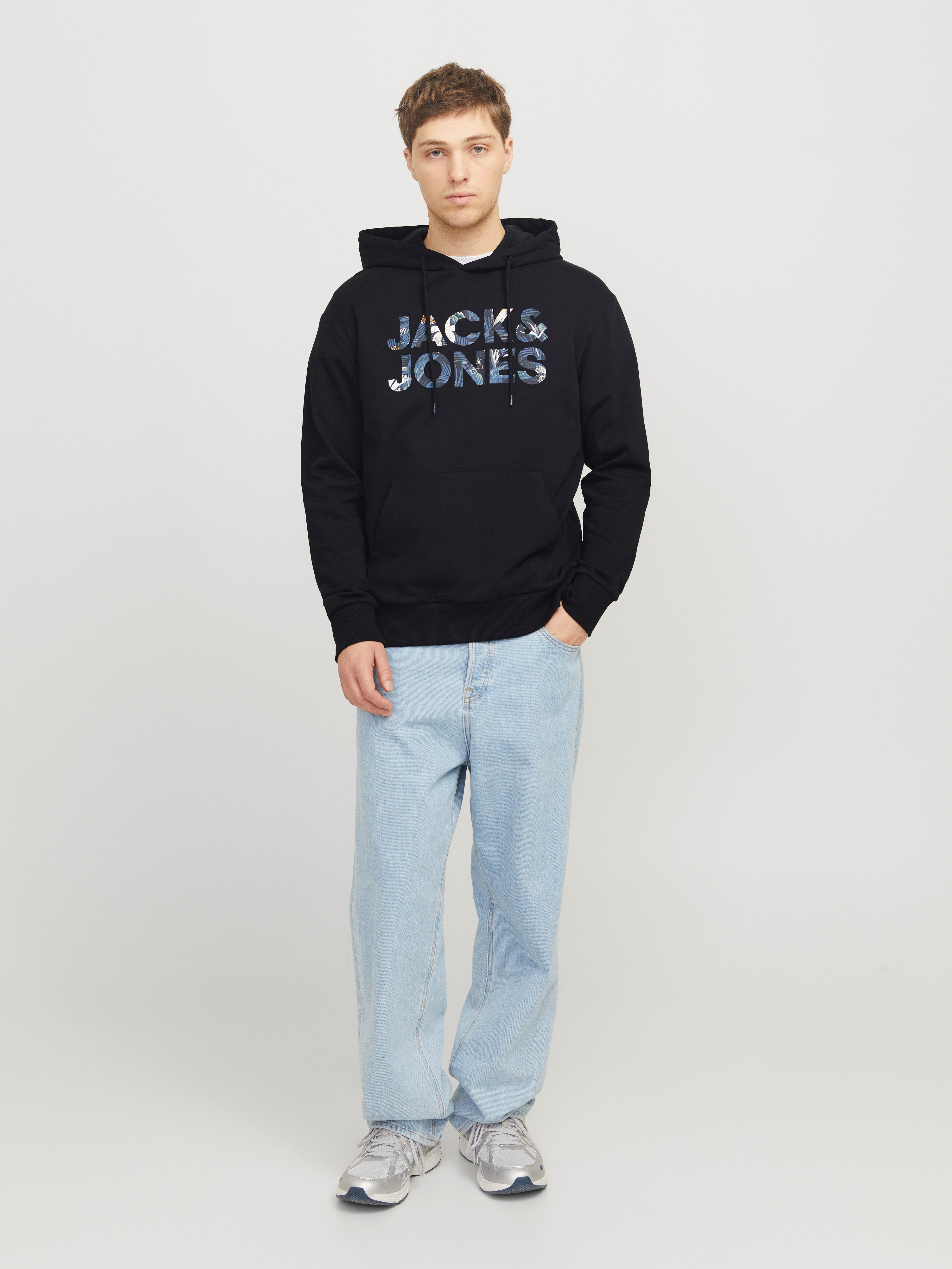 Jack & Jones Hoodie JJEBRYAN CORP LOGO SWEAT HOOD NOOS