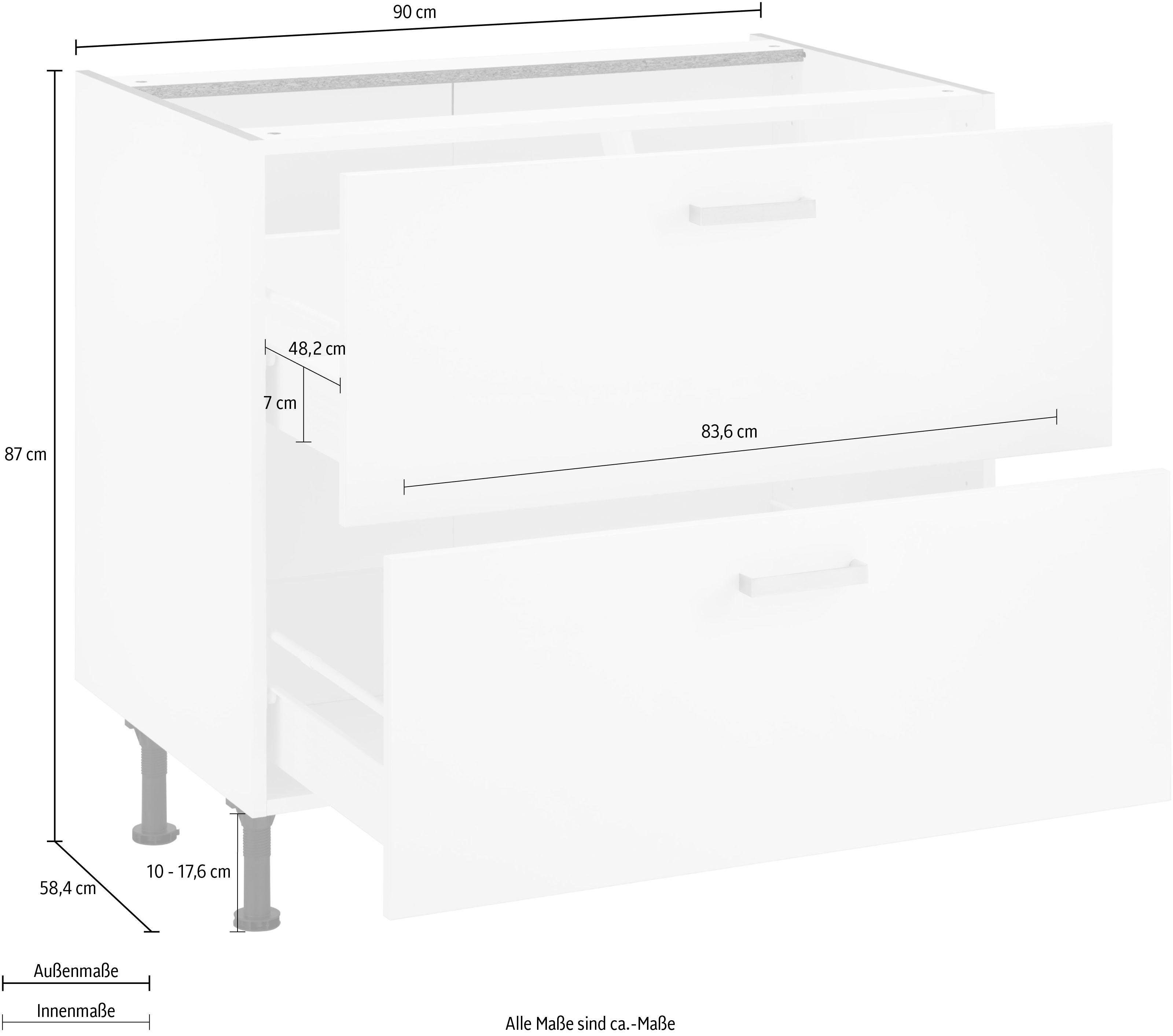 OPTIFIT Onderkast Parma Breedte 90-130 cm