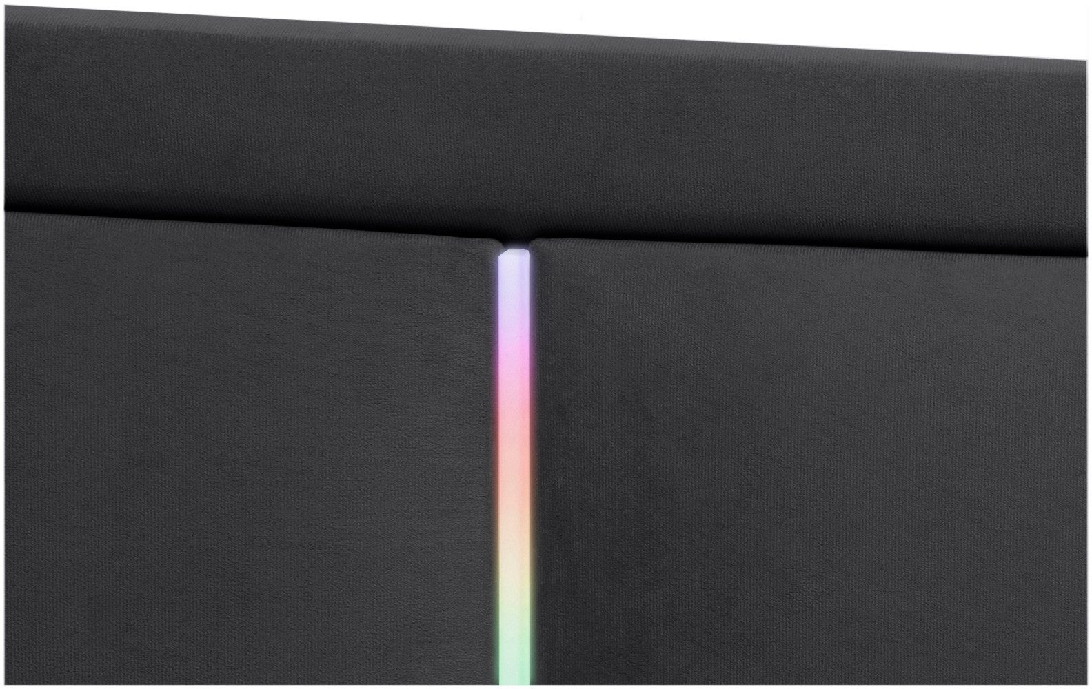 COLLECTION AB Boxspring Athena Incl. LED-verlichting, topper en opbergruimte