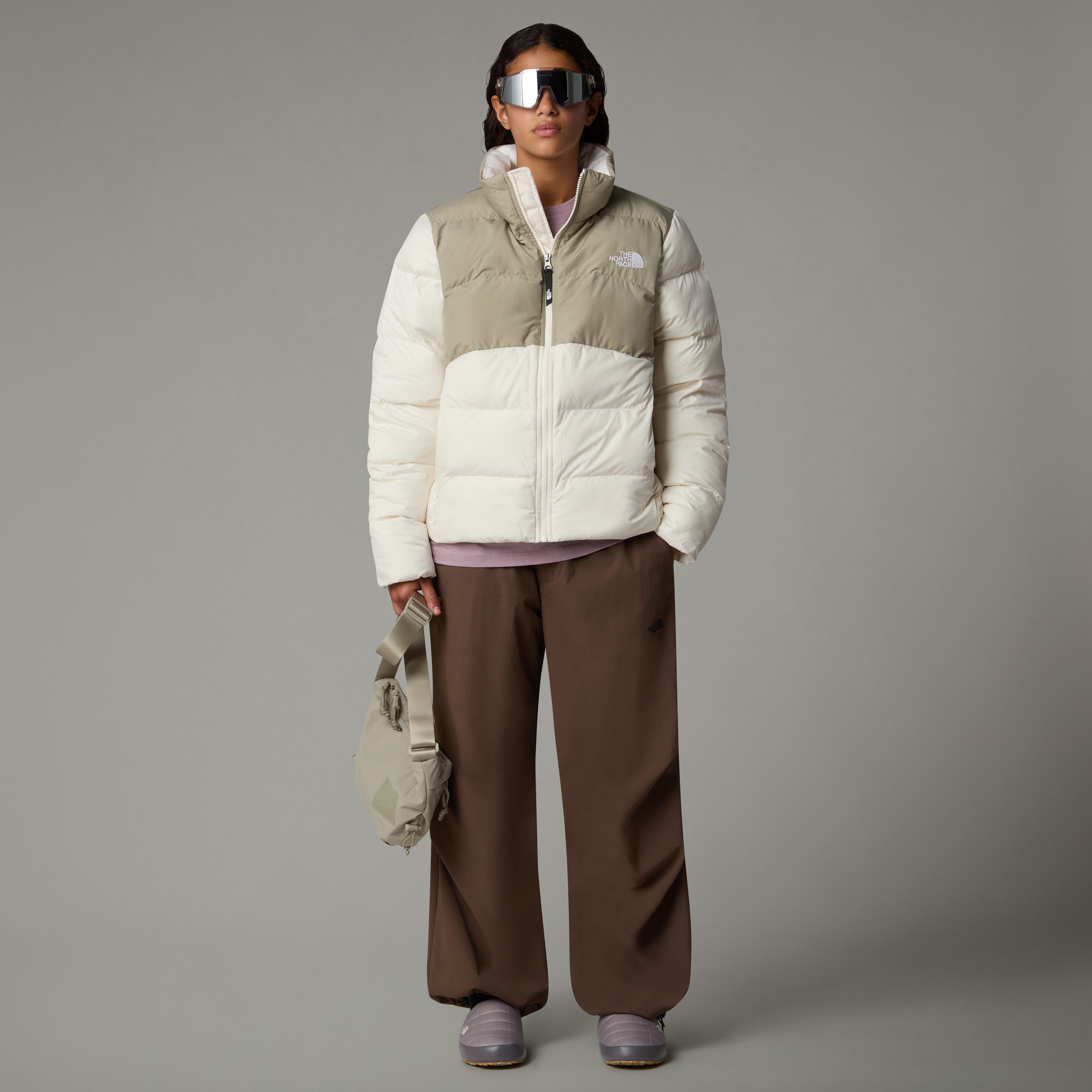 The North Face Gewatteerde jas Saikuru met geborduurd logo