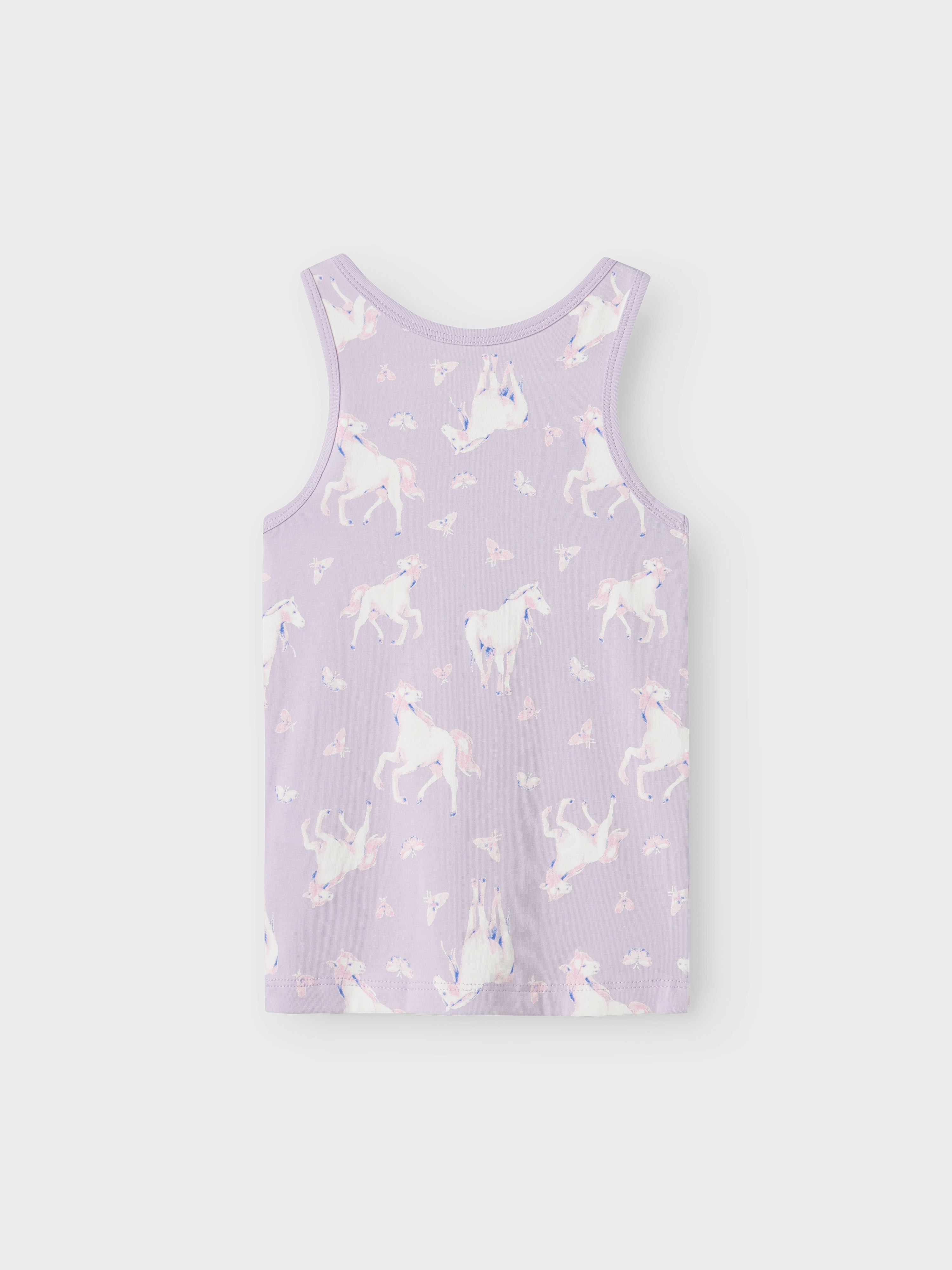 Name It Hemd NMFTANK TOP 2P PASTEL LILAC HORSE NOOS (set, 2 stuks)
