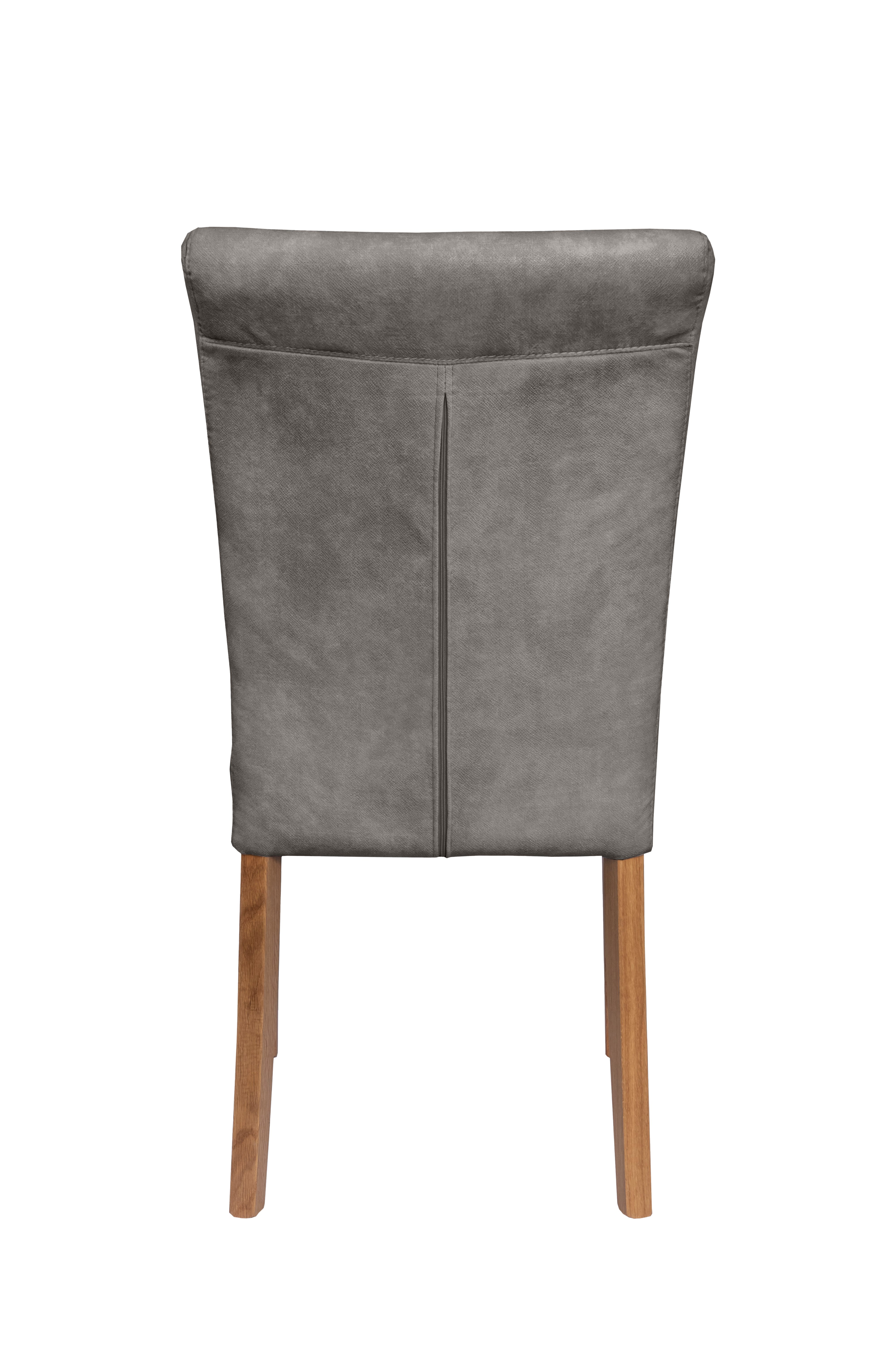 Home affaire Stoel met 4 poten Henry Zacht verdikte zitting en rugleuning (set, 2 stuks)