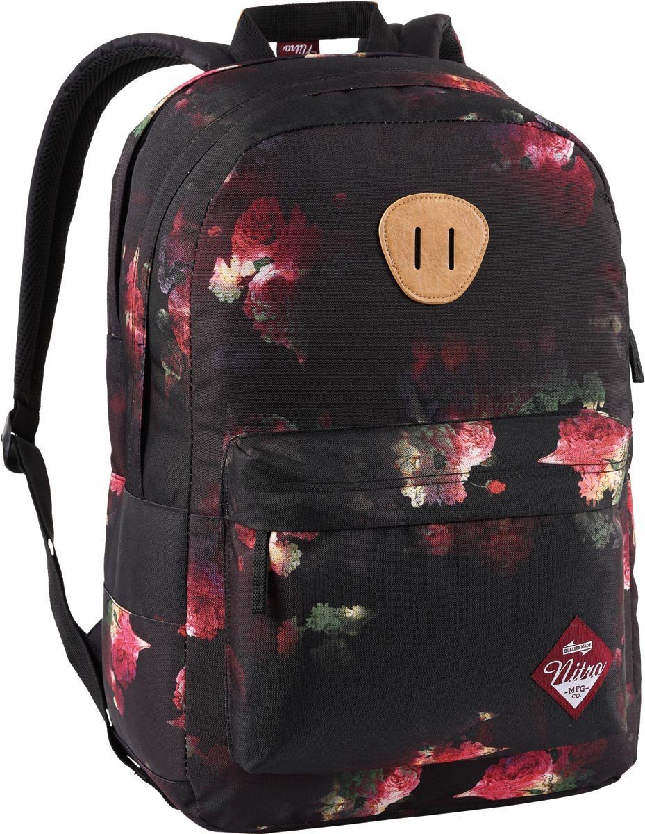 NITRO Vrijetijdsrugzak Urban Plus Daypack, streetpack in retro-stijl, alledaagse rugzak, schoolrugzak