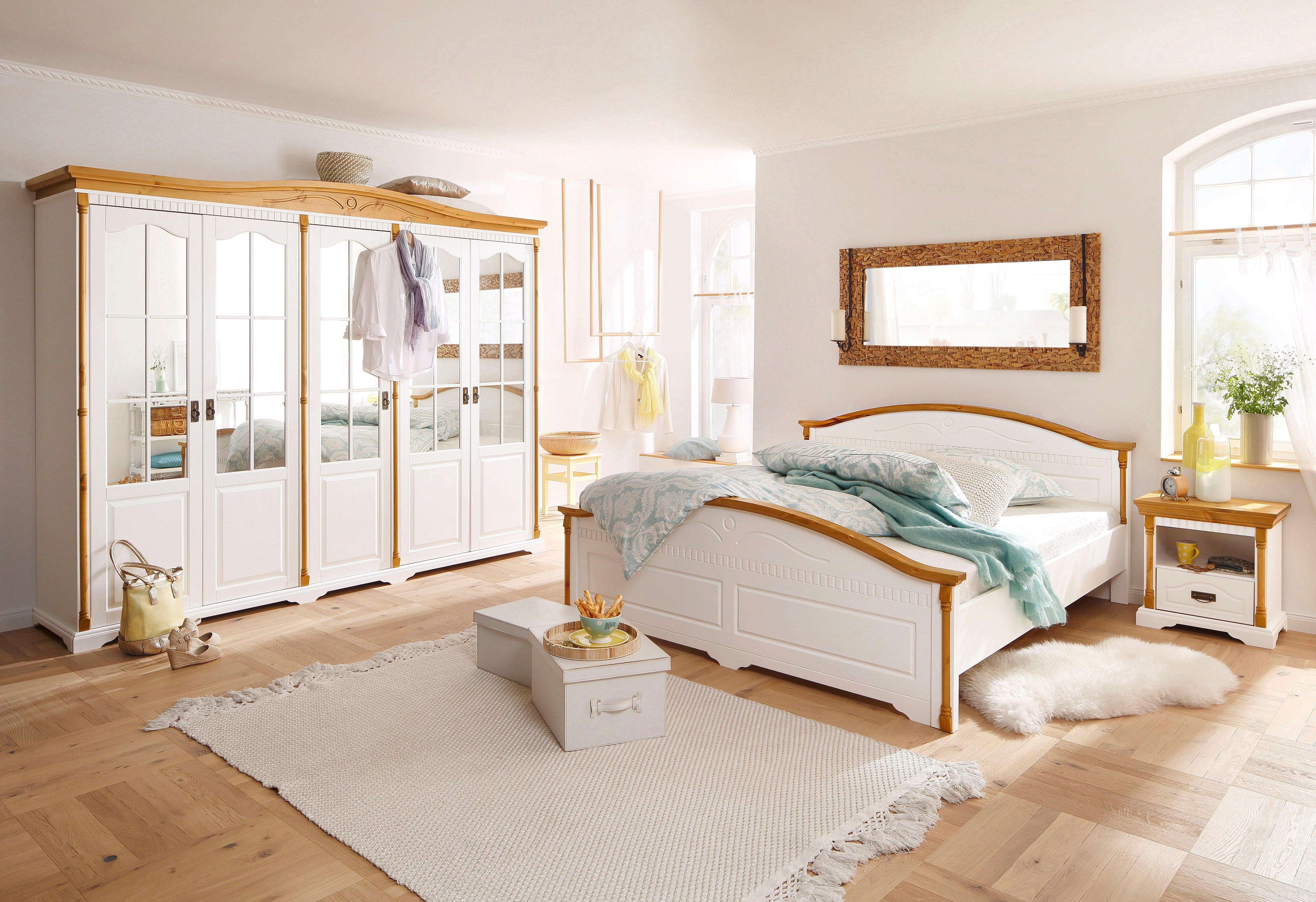 Home affaire Nachtkastje Graz van massief grenen, met luxueuze details, breedte: 55 cm