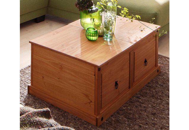 HOME AFFAIRE Salontafel van massief grenenhout HOME AFFAIRE Salontafel van massief grenenhout