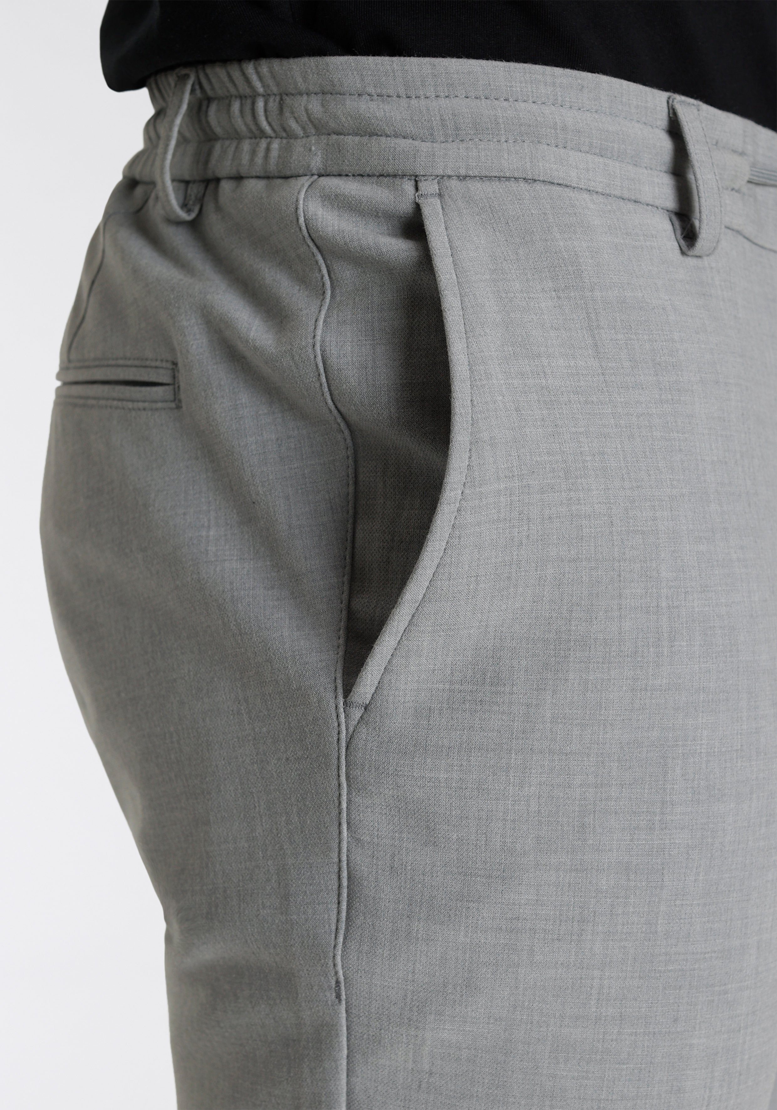 Bruno Banani Pantalon Met elastische tailleband en koord