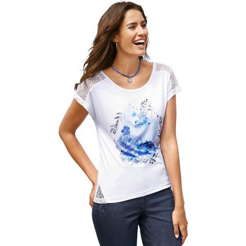Lady NU 15% KORTING: Lady shirt met aquarel-motief