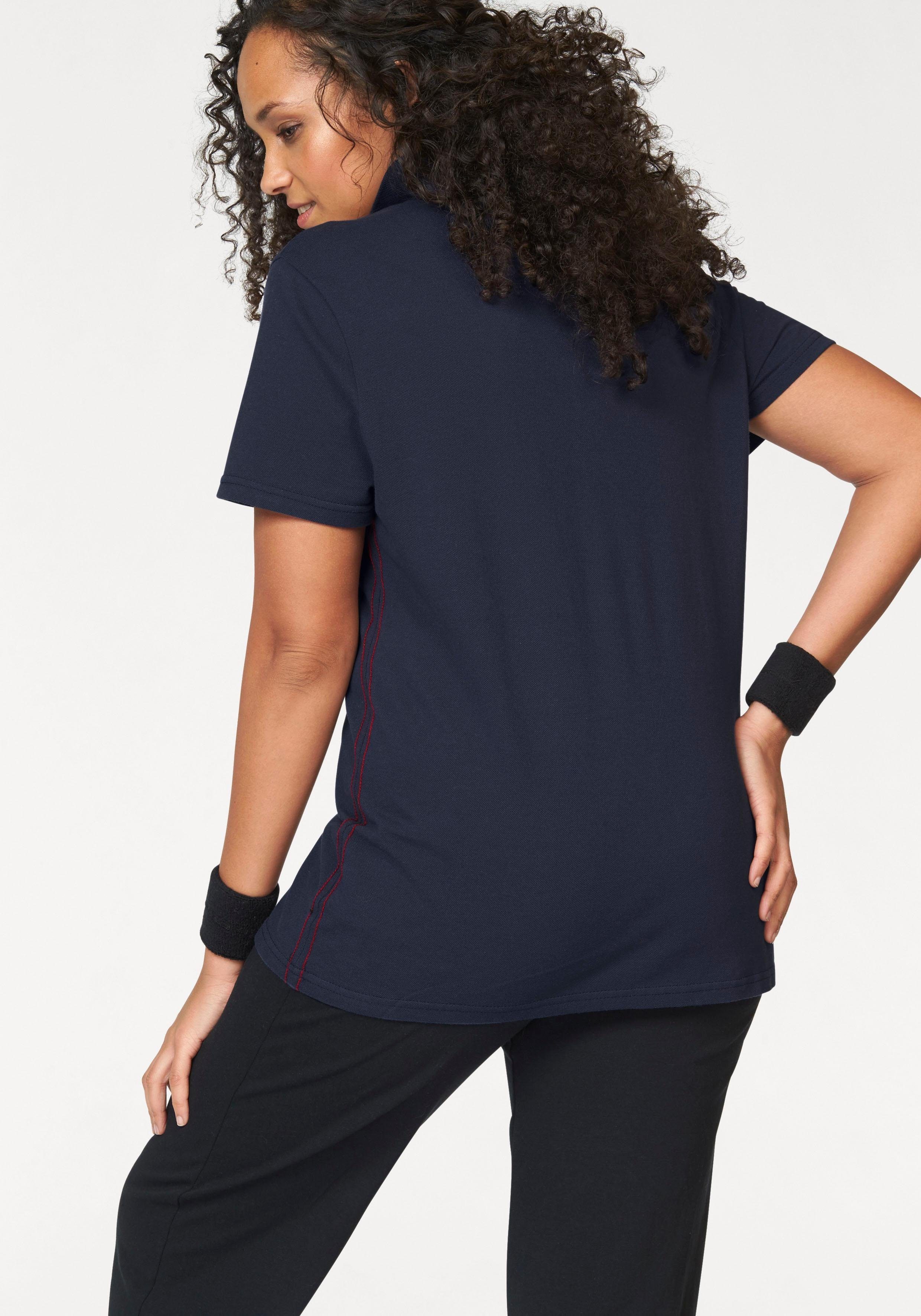 KangaROOS Poloshirt Korte mouwen, effen, polokraag, van katoen