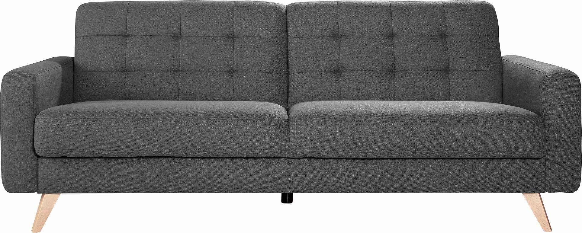 exxpo - sofa fashion 3-zitsbank Nappa, compact en comfortabel, handig, tijdloos design, L-vorm