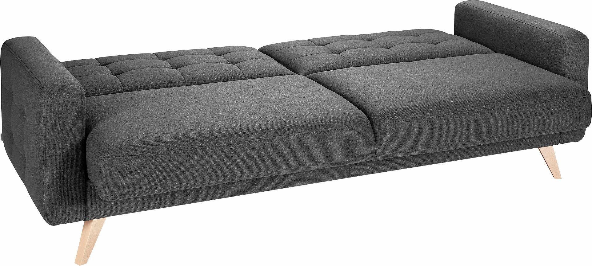 exxpo - sofa fashion 3-zitsbank Nappa, compact en comfortabel, handig, tijdloos design, L-vorm