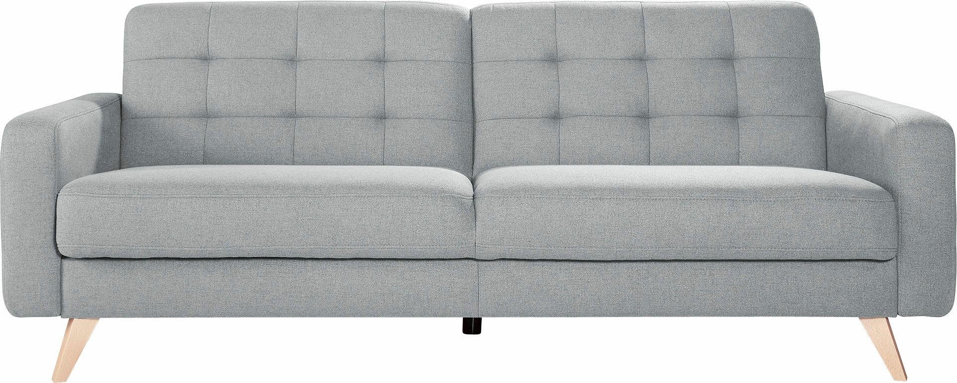 exxpo - sofa fashion 3-zitsbank Nappa, compact en comfortabel, handig, tijdloos design, L-vorm