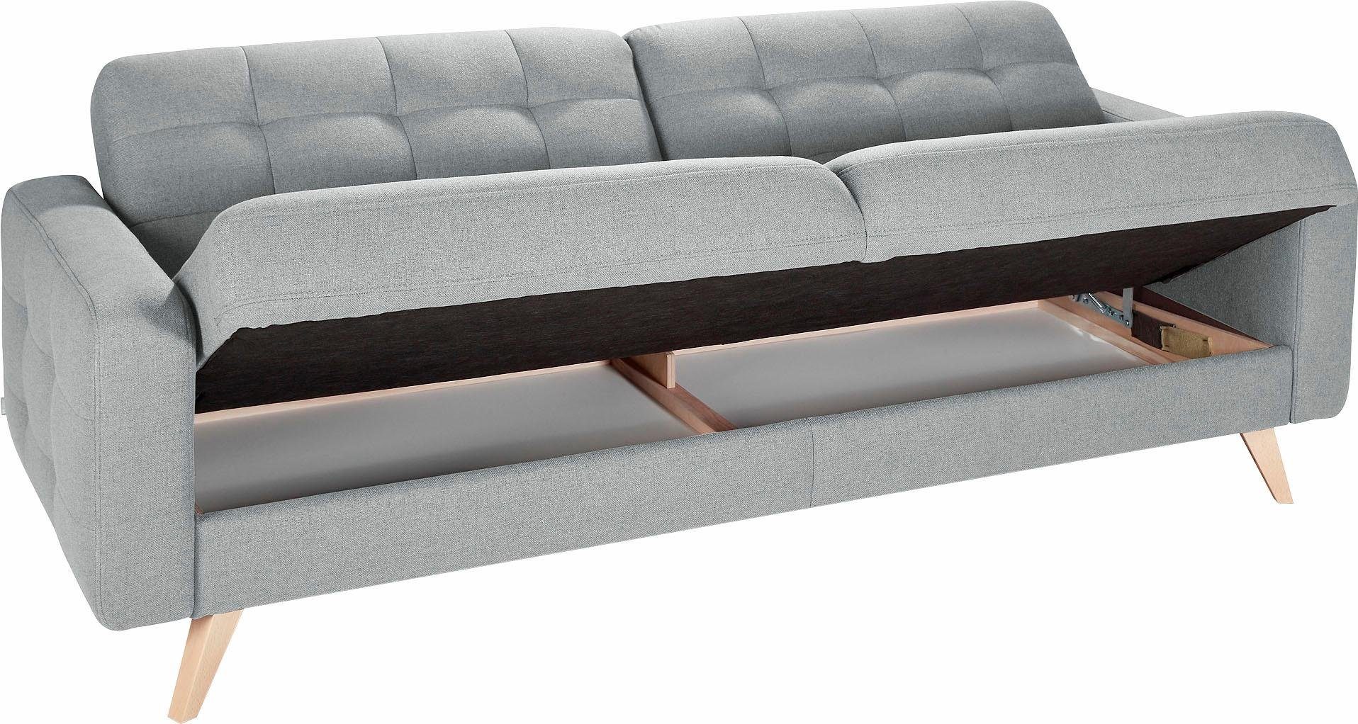 exxpo - sofa fashion 3-zitsbank Nappa, compact en comfortabel, handig, tijdloos design, L-vorm
