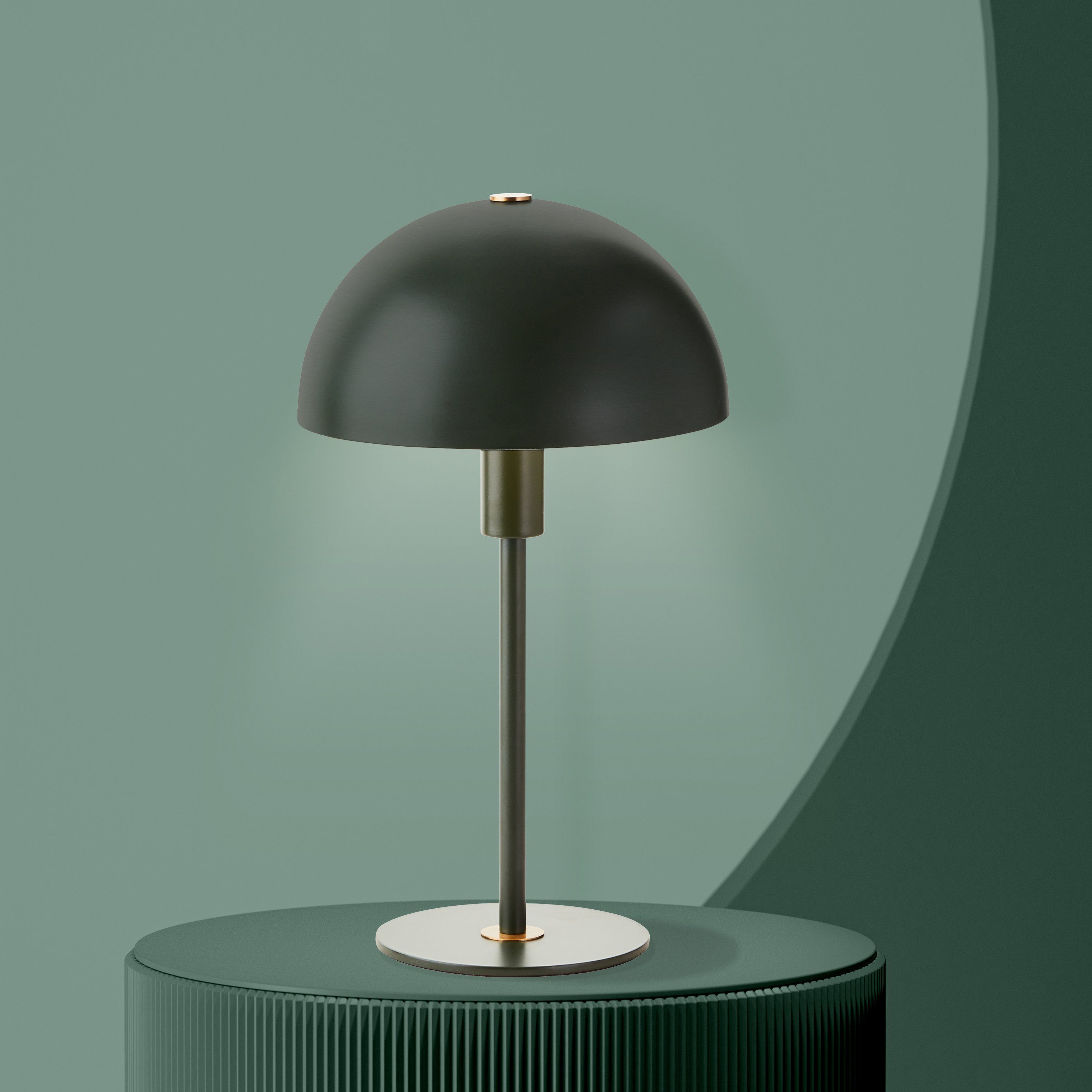LeGer Home by Lena Gercke Tafellamp Linnea paddestoel lamp Paddenstoel lamp, tafellamp, metalen voet, hoogte 35,5 cm (1 stuk)