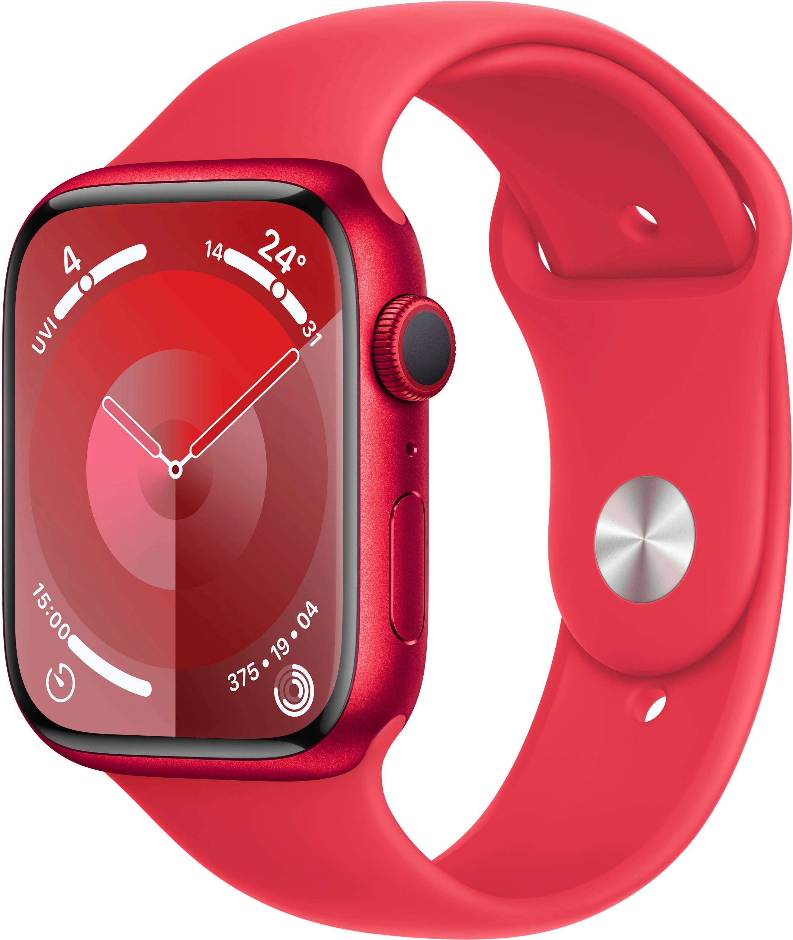 NU 20% KORTING: Apple Smartwatch Watch Series 9 GPS Aluminium 45mm M-L Sport Band