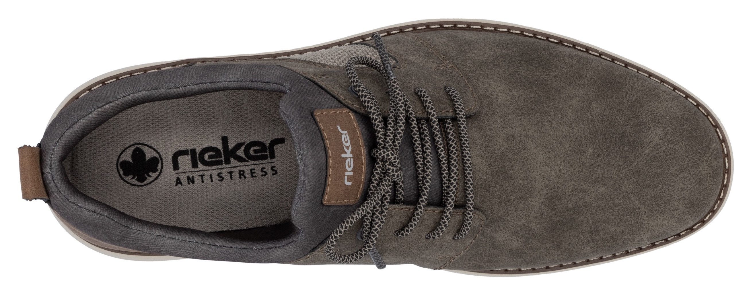 Rieker Slip-on sneakers Slippers, vrijetijdsschoen, lage schoen met modieuze zool