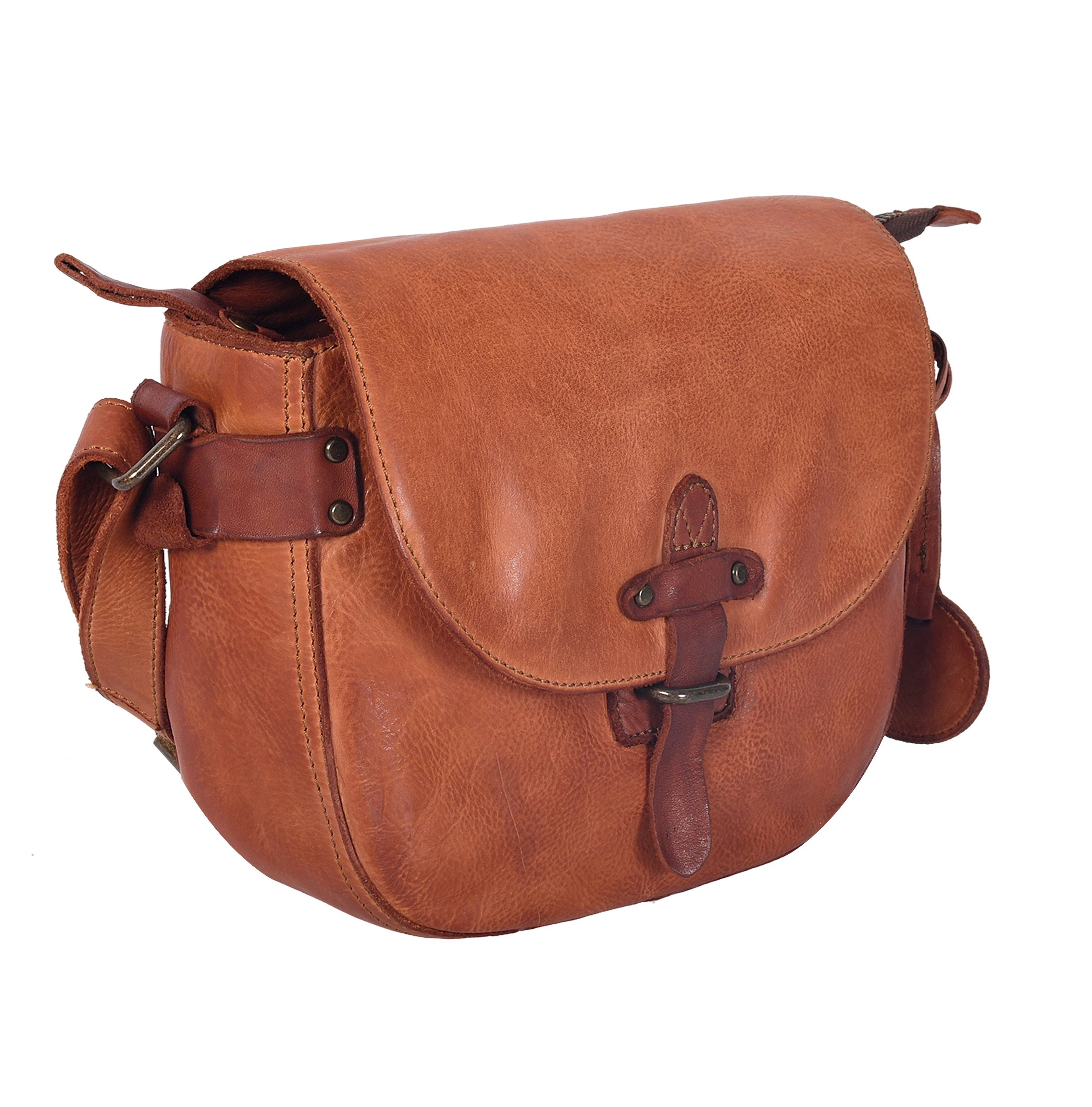 HARBOUR 2nd Handtas Theresia gewassen rundleer