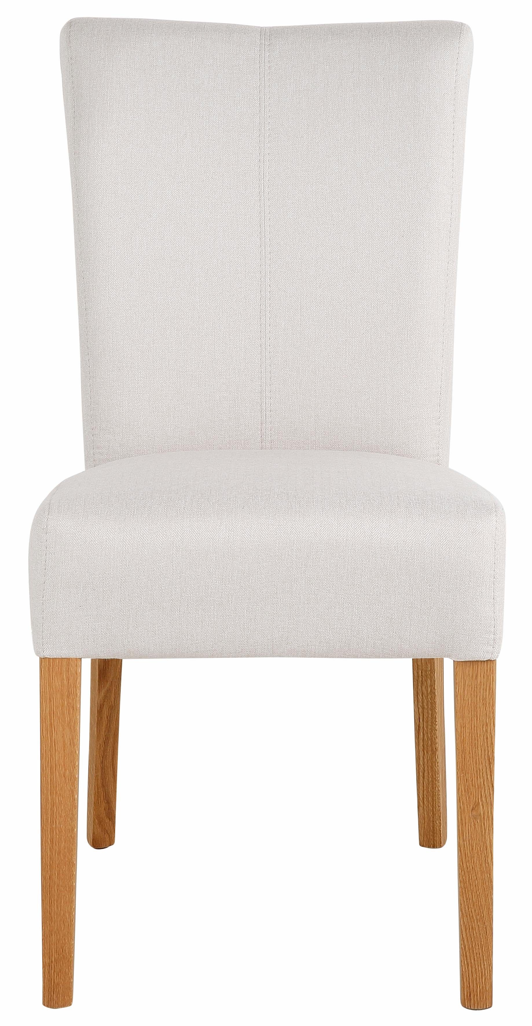 Home affaire Eetkamerstoel Queen Polsterstoel BESTSELLER verschillende type bekleding, massief houten onderstel (set)