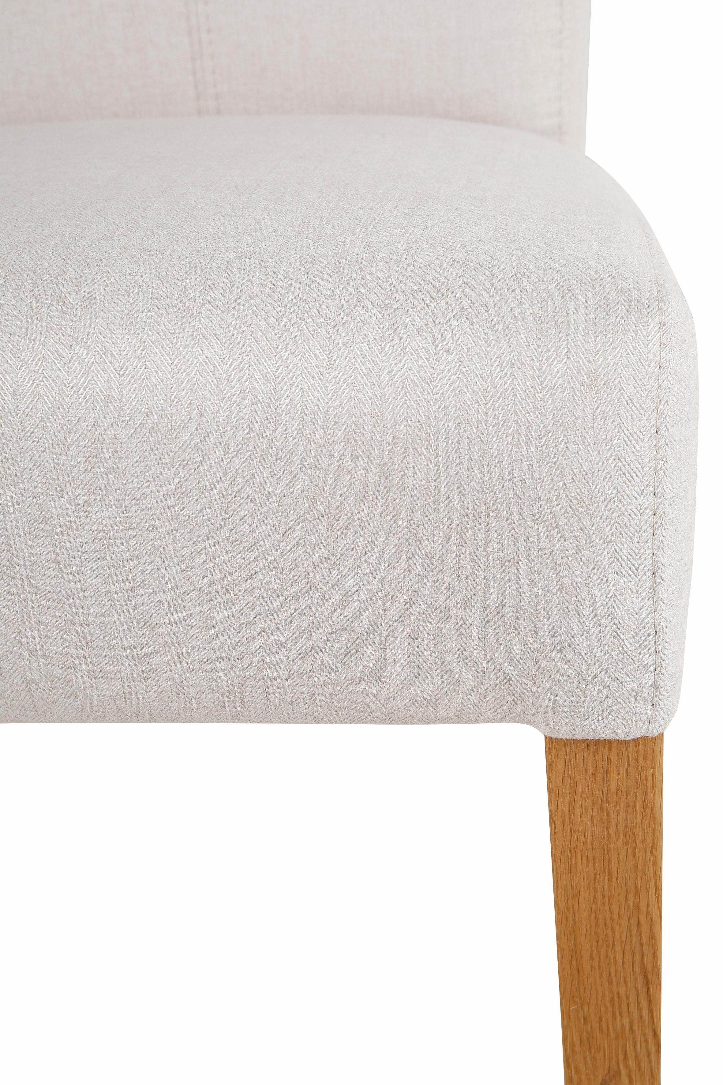 Home affaire Eetkamerstoel Queen Polsterstoel BESTSELLER verschillende type bekleding, massief houten onderstel (set)