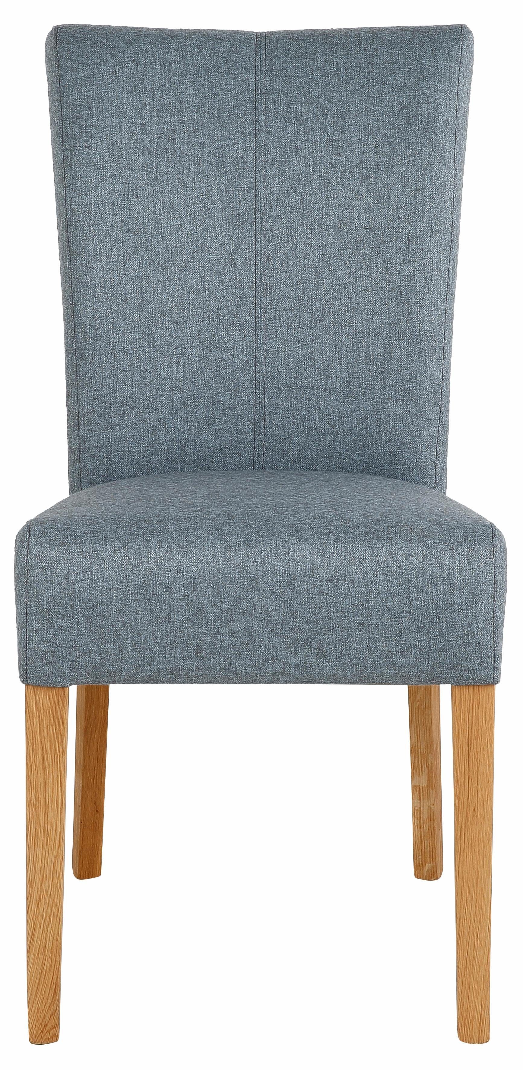 Home affaire Eetkamerstoel Queen Polsterstoel BESTSELLER verschillende type bekleding, massief houten onderstel (set)