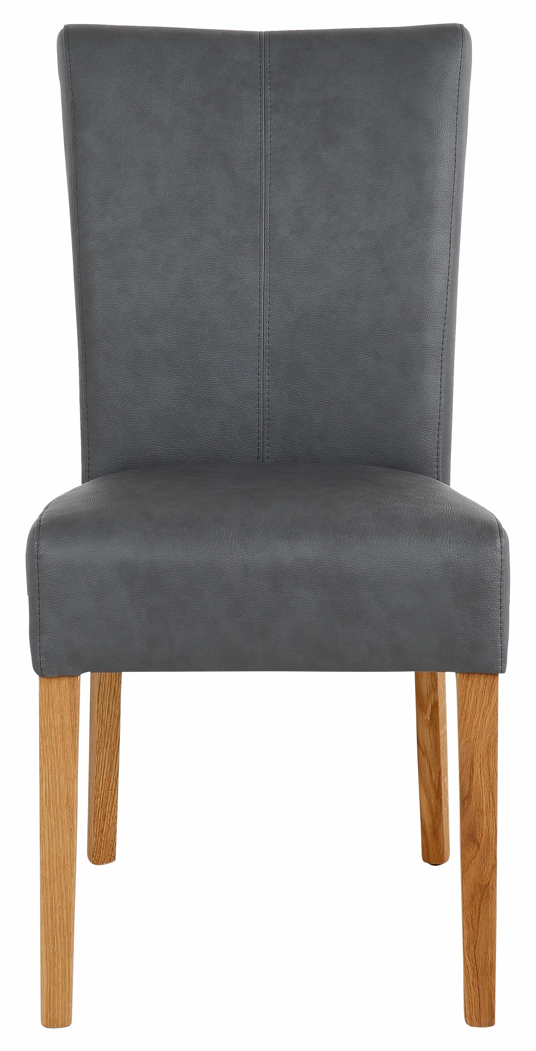Home affaire Eetkamerstoel Queen Polsterstoel BESTSELLER verschillende type bekleding, massief houten onderstel (set)