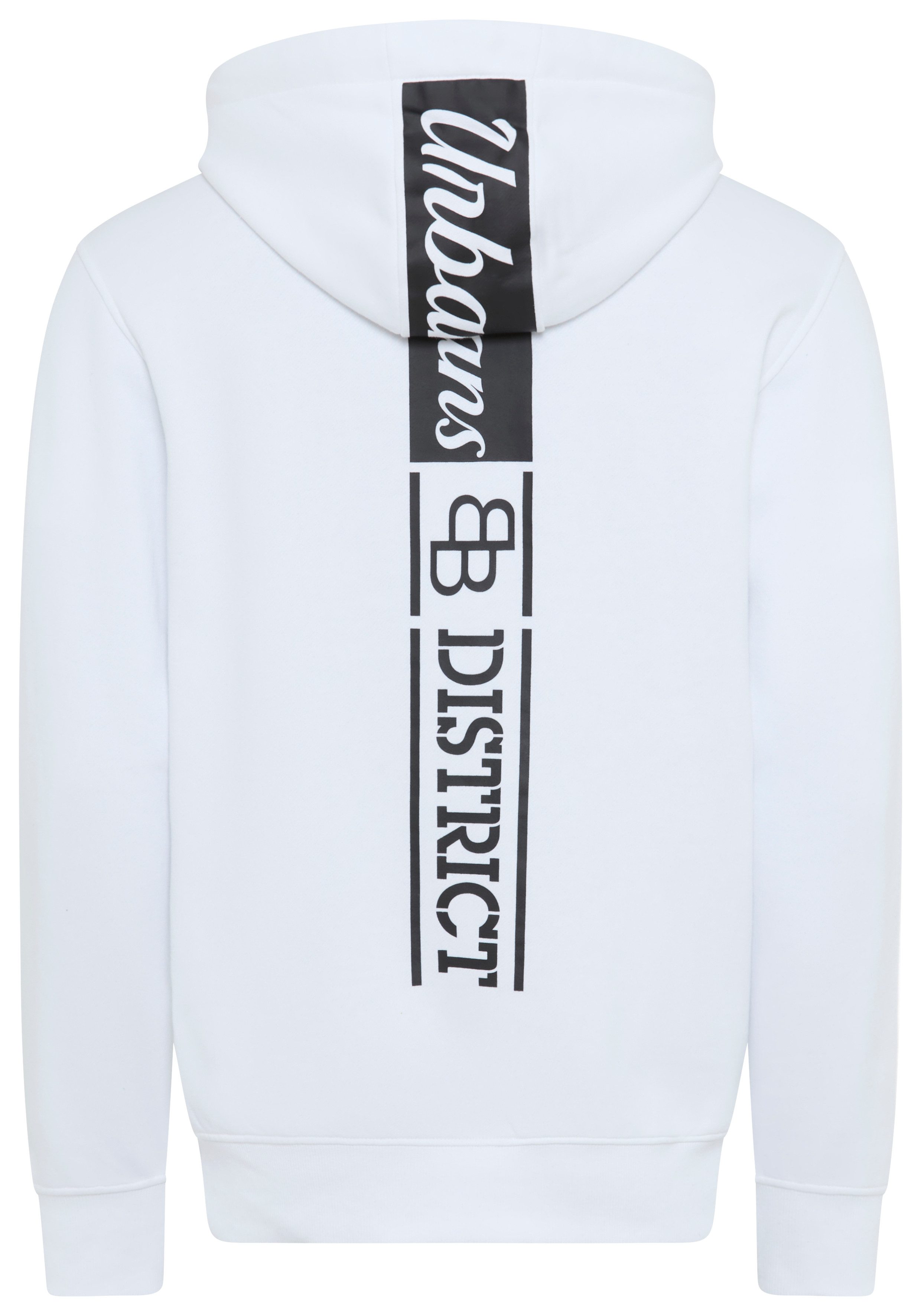 Bruno Banani Hoodie lange mouwen, smal gesneden, bedrukt ontwerp