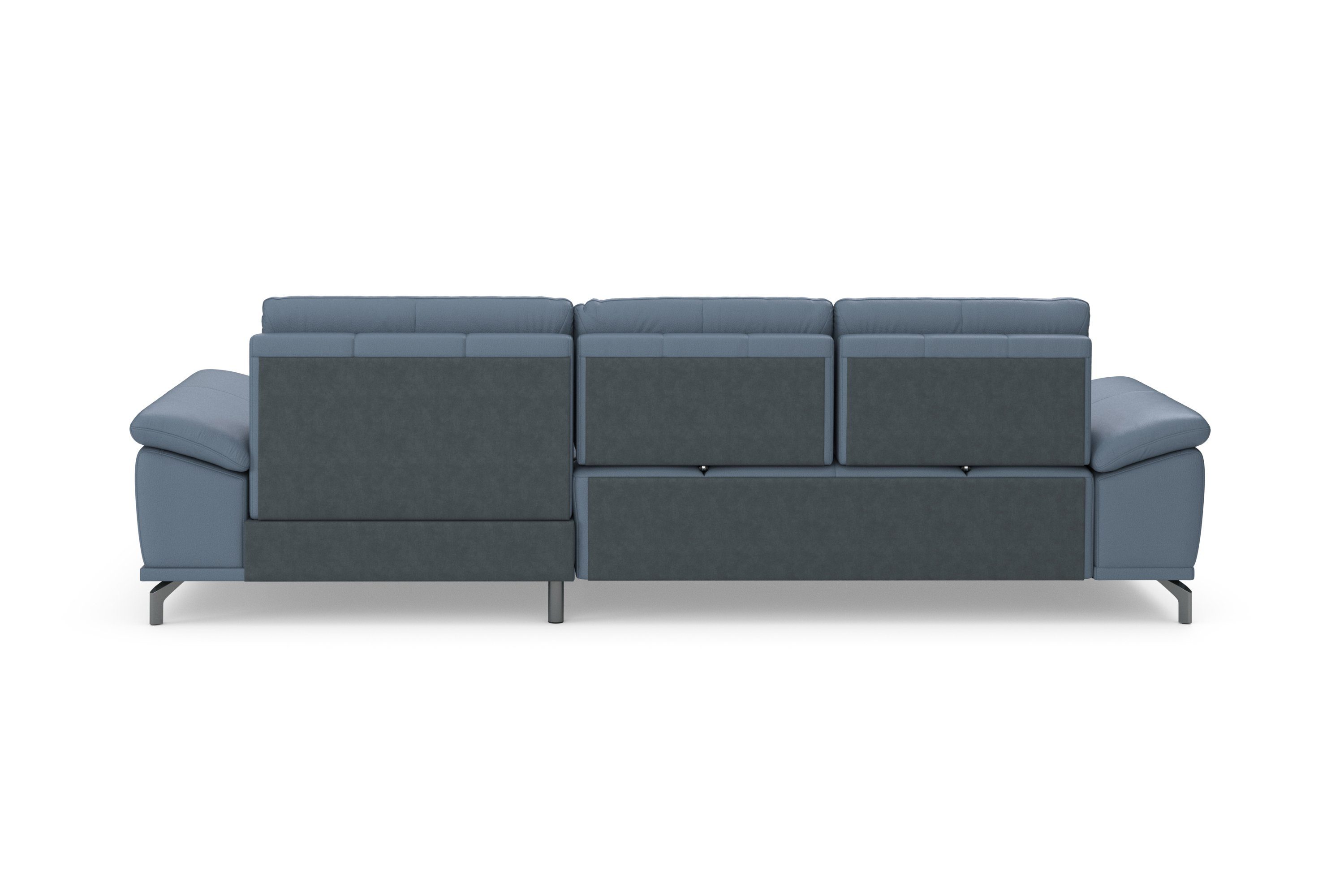 Places of Style Hoekbank Costello L-vorm, met zitdiepteverstelling, armleuningverstelling en