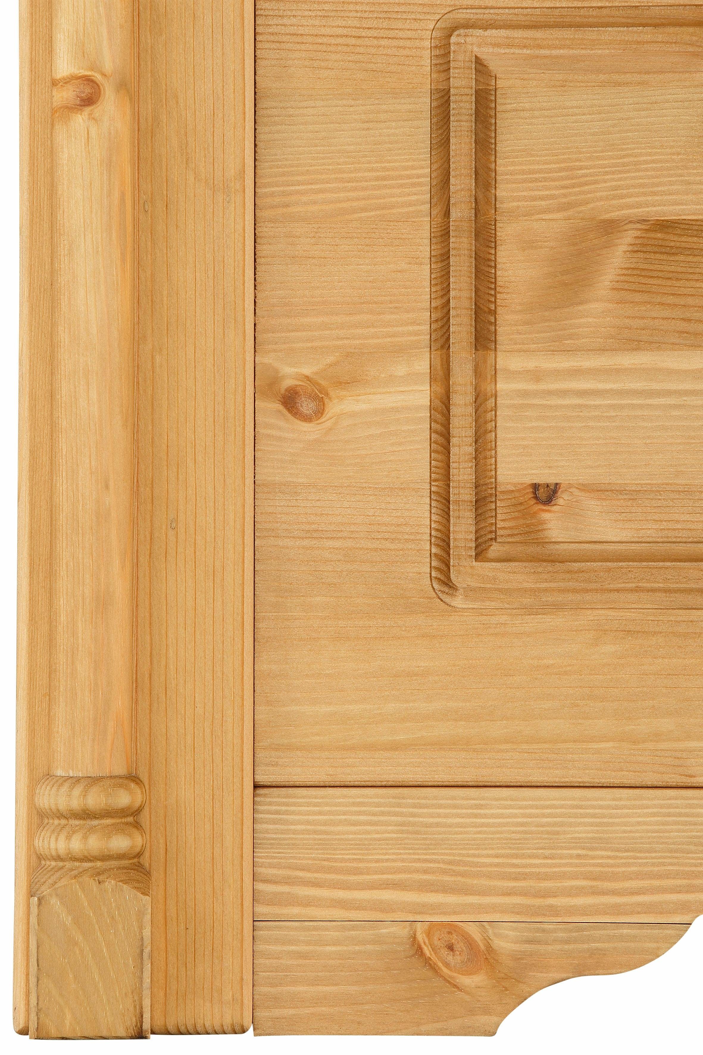 Home affaire Massief houten ledikant Graz, hoge belasting, klassieke landelijke stijl, FSC® gecertificeerd