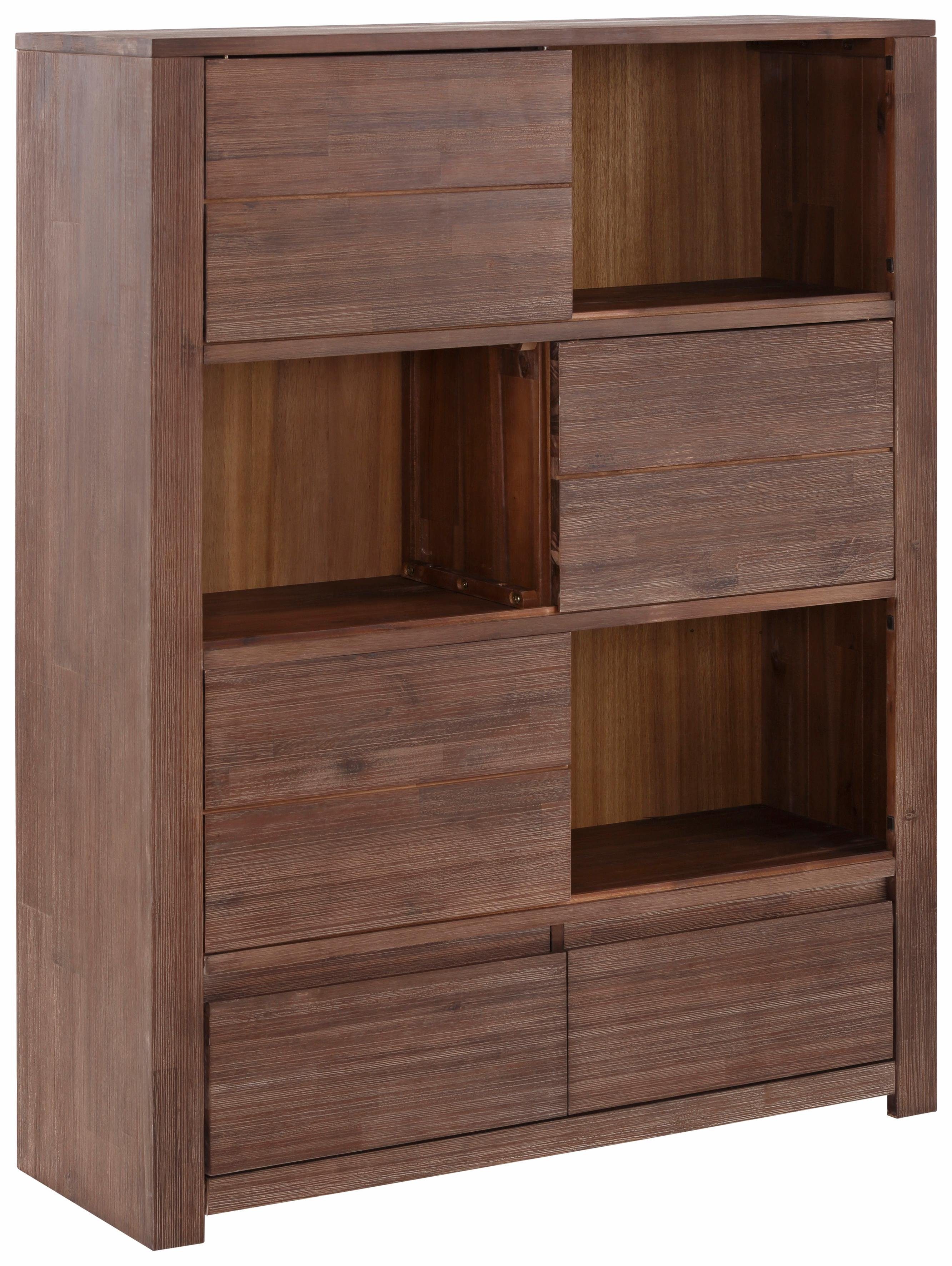 Home affaire Multifunctionele kast Wally met houten schuifdeuren.