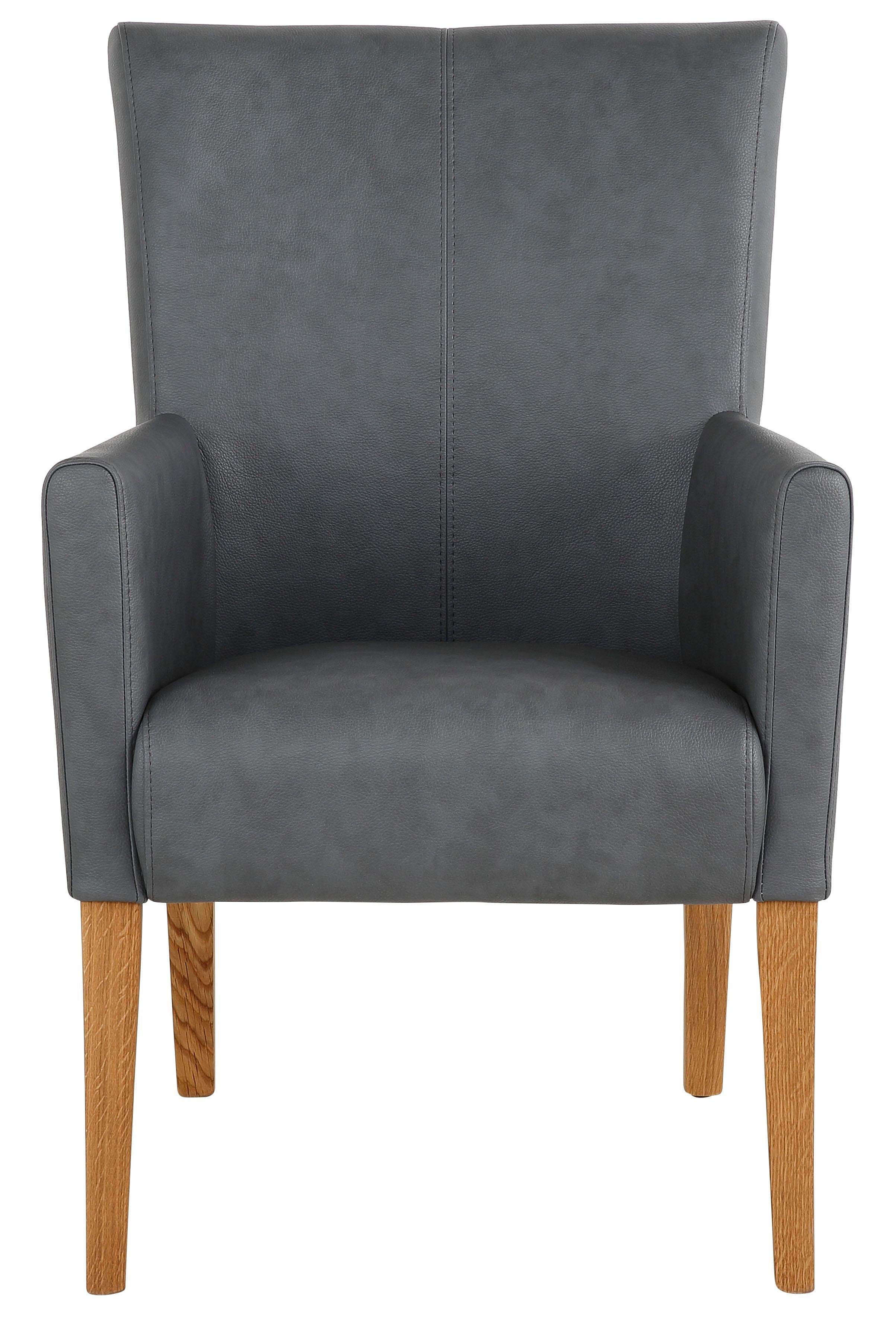 Home affaire Stoel met armleuningen King BESTSELLER! Eetkamerstoel met comfortabele bekleding, eetkamerstoel met armleuningen