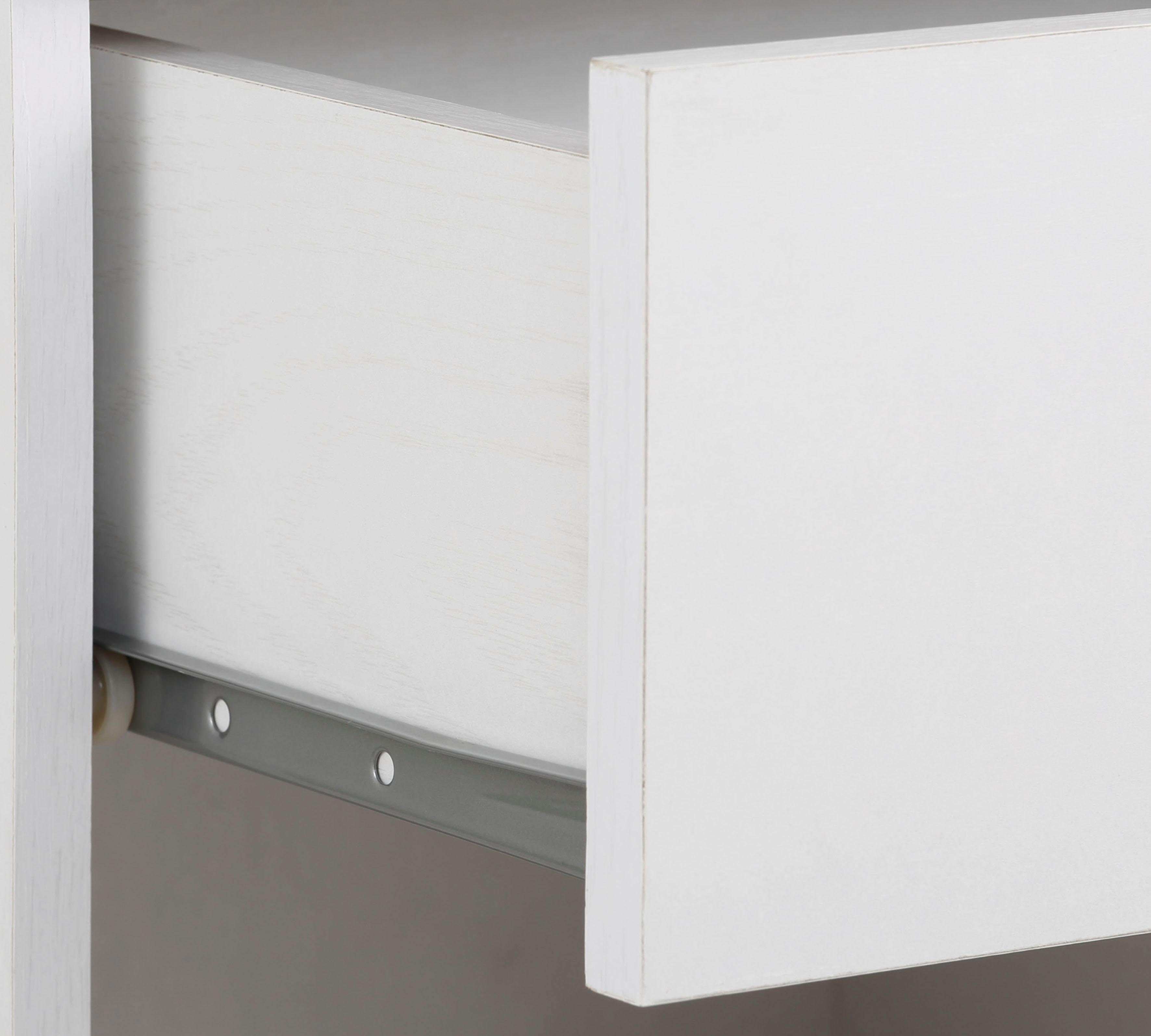 Home affaire Nachtkastje Binz met een mooie metalen knopgreep, breedte 45 cm