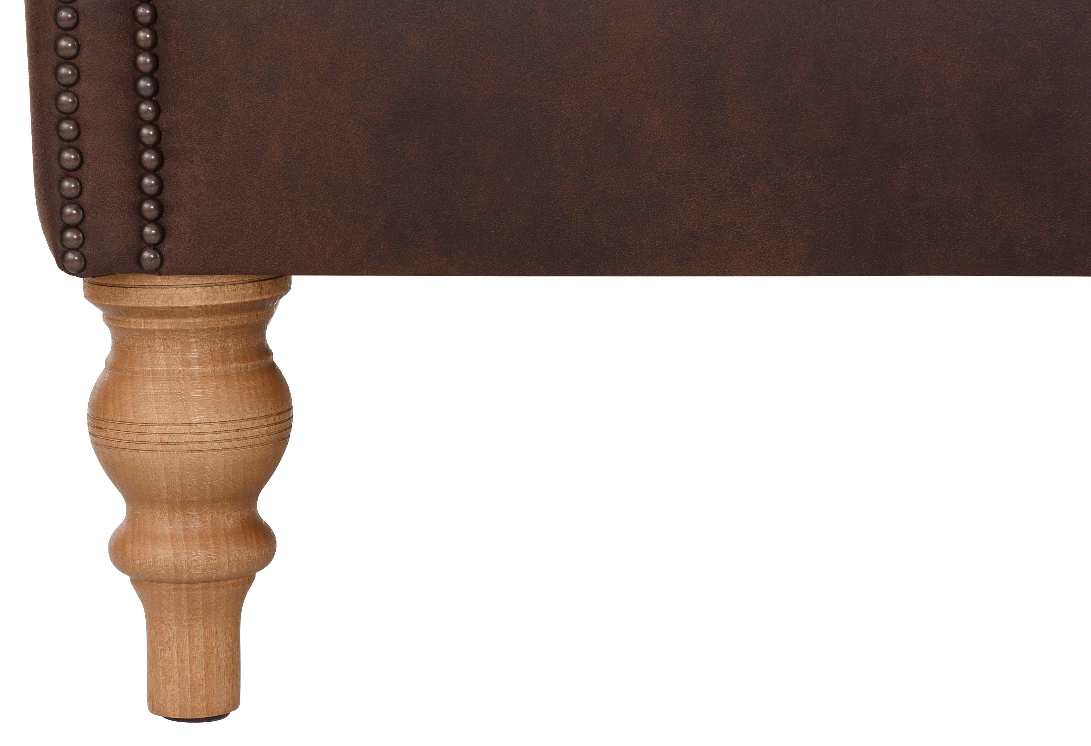 Home affaire Chesterfield-bank Lord met echte chesterfield-capitonnage en siernagels