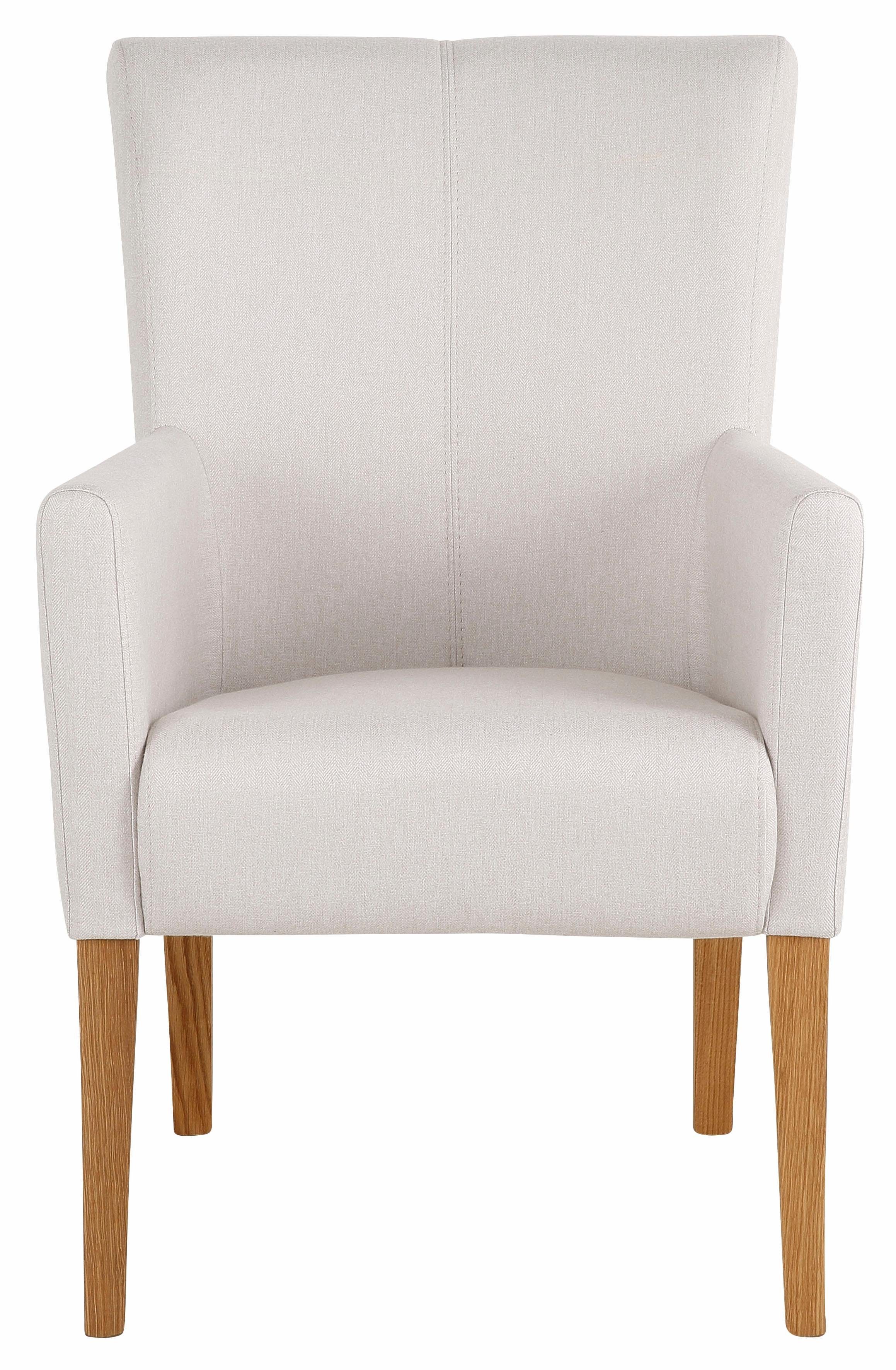 Home affaire Stoel met armleuningen King BESTSELLER! Eetkamerstoel met comfortabele bekleding, eetkamerstoel met armleuningen