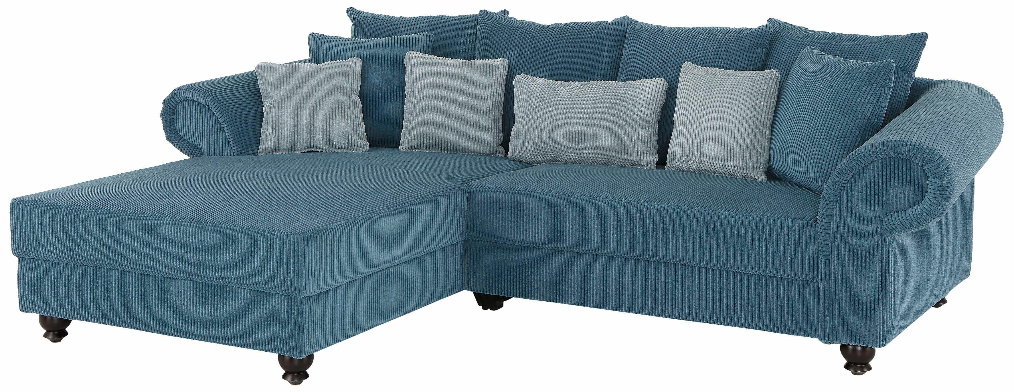 Home affaire Hoekbank King George King Henry, Mega Sofa, Breedte 260cm, L-vorm
