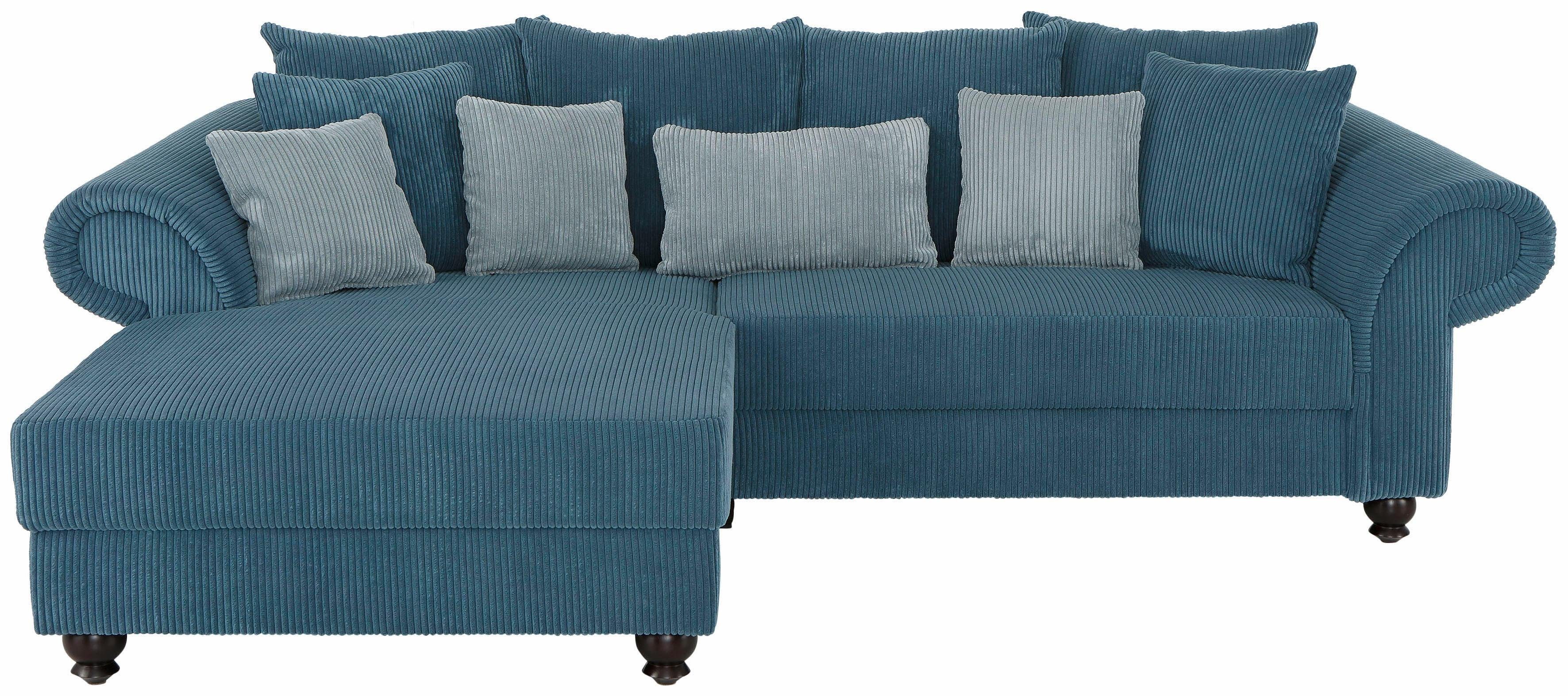 Home affaire Hoekbank King George King Henry, Mega Sofa, Breedte 260cm, L-vorm