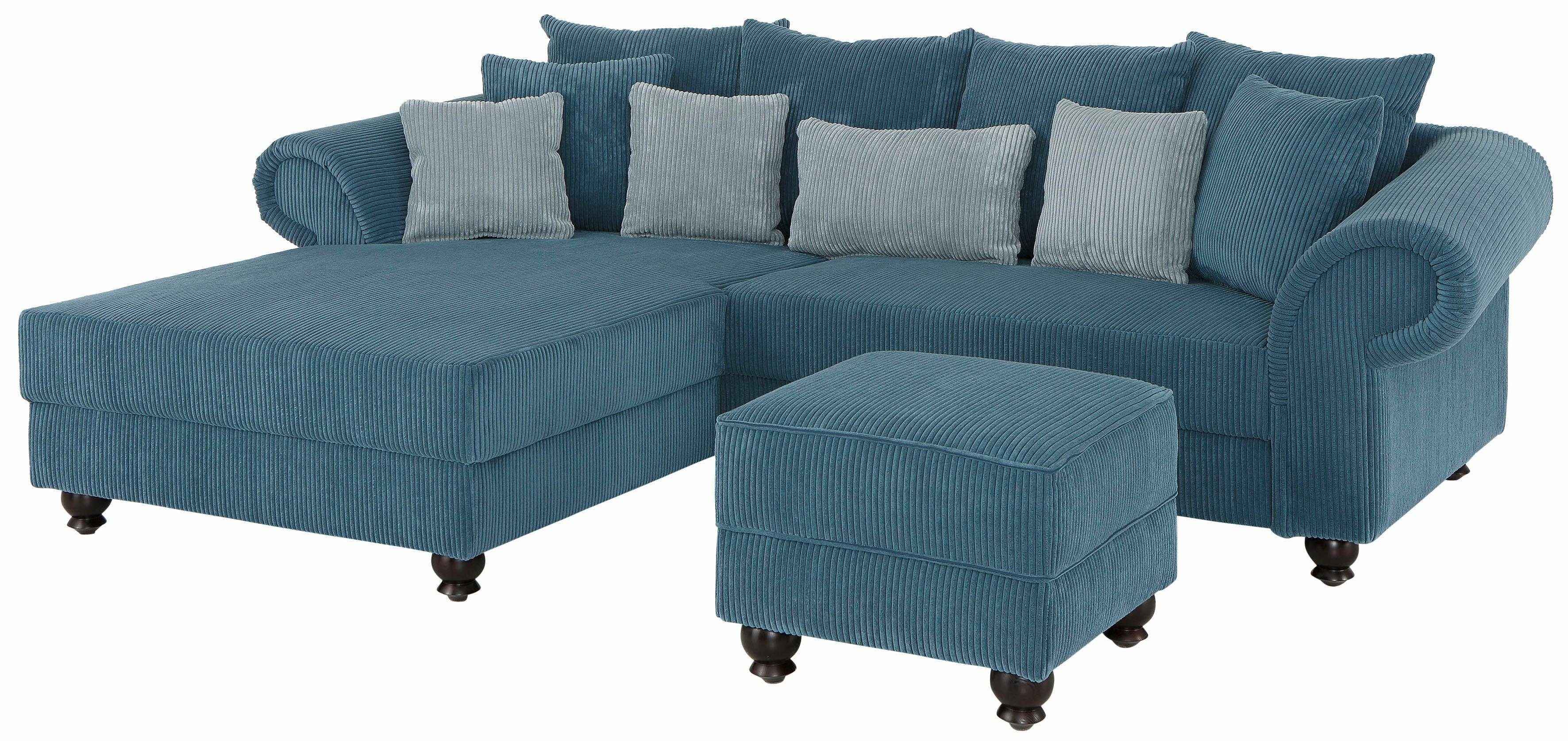 Home affaire Hoekbank King George King Henry, Mega Sofa, Breedte 260cm, L-vorm