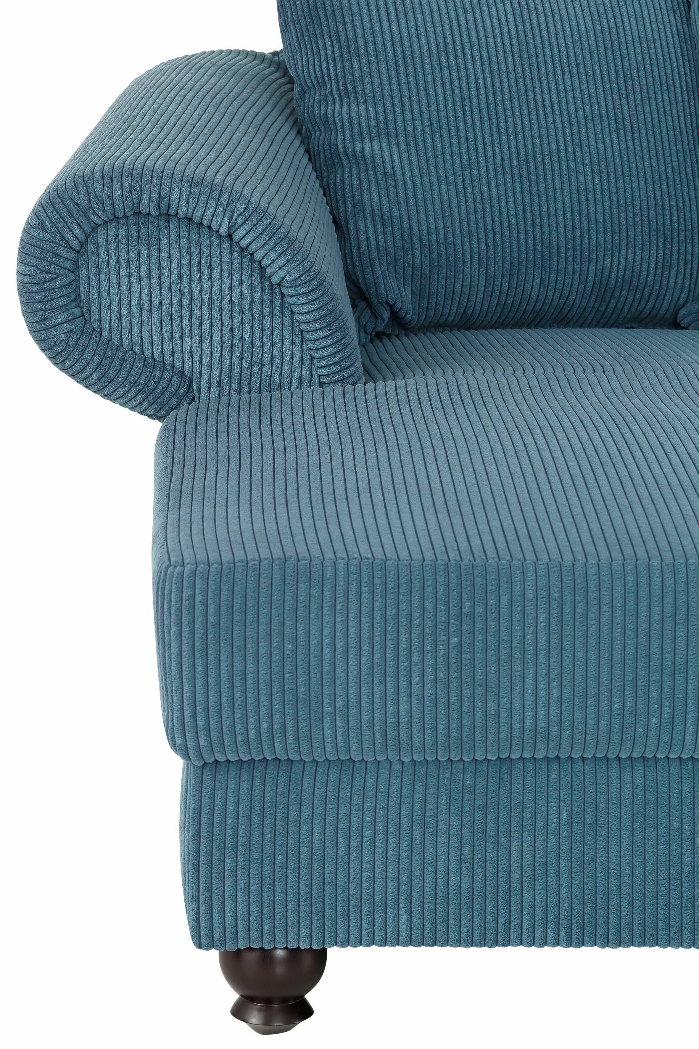Home affaire Hoekbank King George King Henry, Mega Sofa, Breedte 260cm, L-vorm