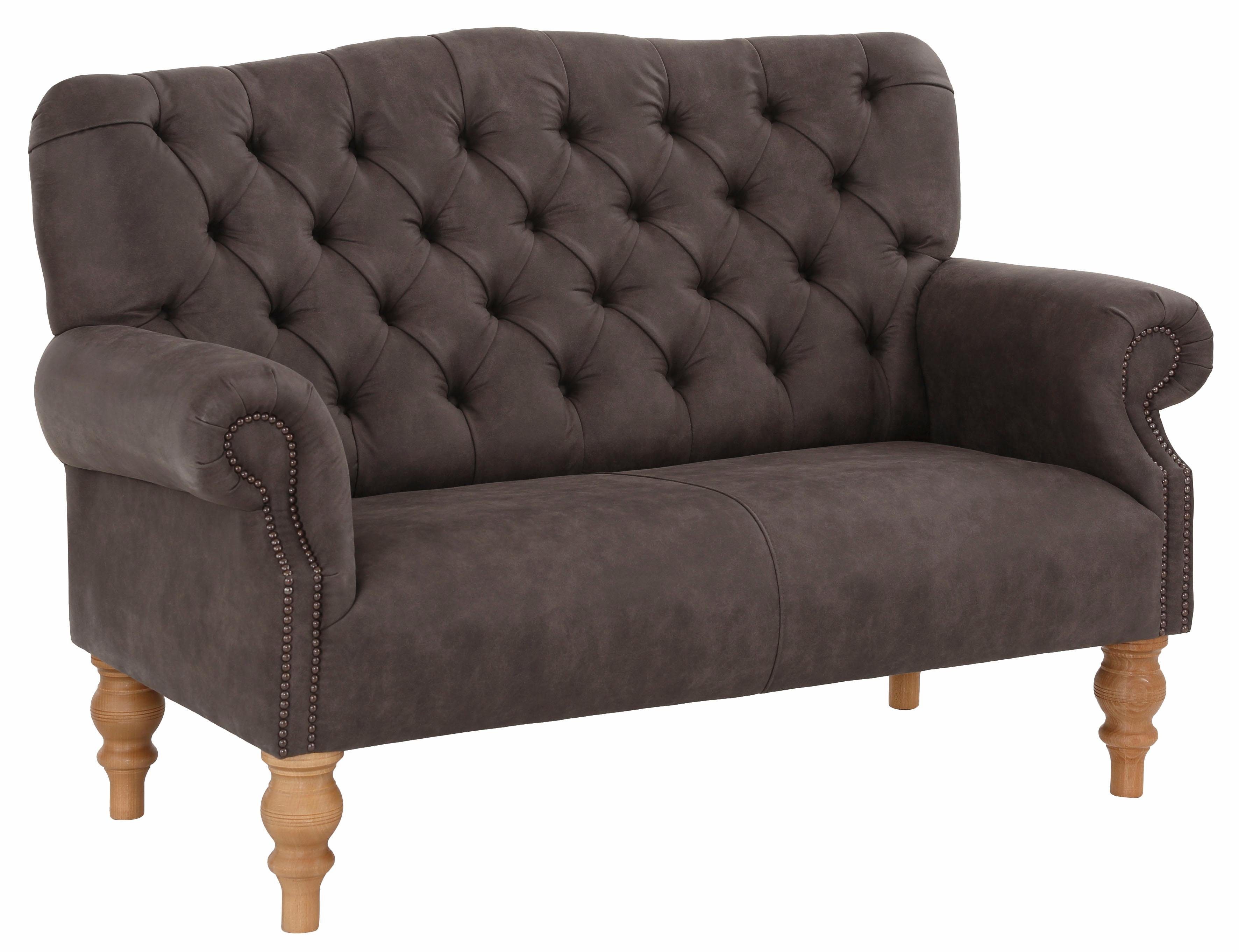 Home affaire Chesterfield-bank Lord met echte chesterfield-capitonnage en siernagels