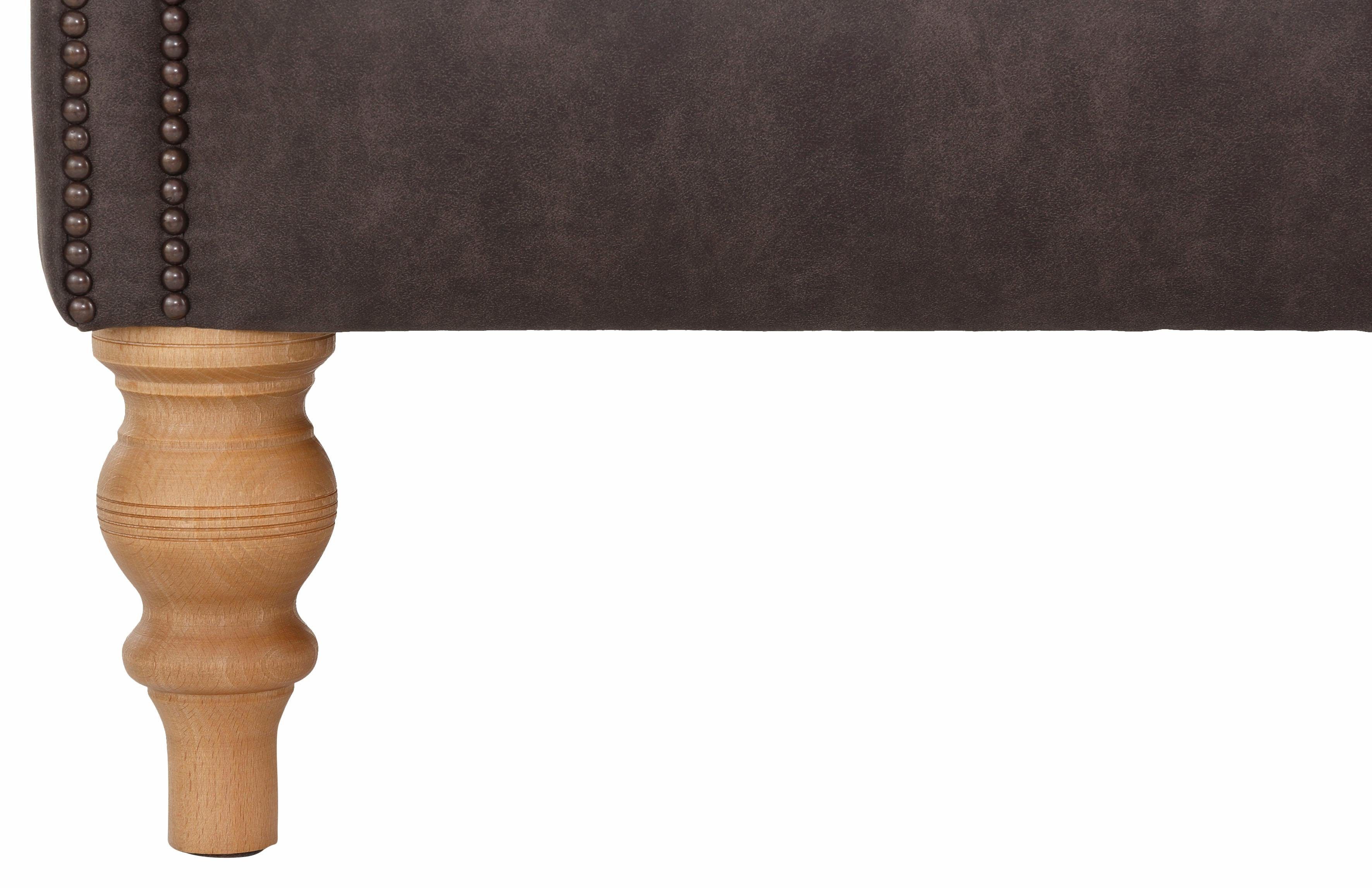 Home affaire Chesterfield-bank Lord met echte chesterfield-capitonnage en siernagels